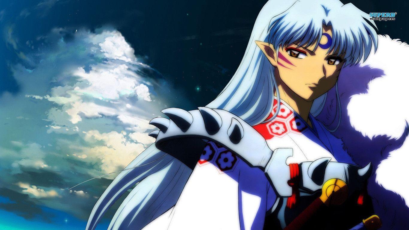 Sesshōmaru (殺生丸, Sesshomaru) [1366x768] HD