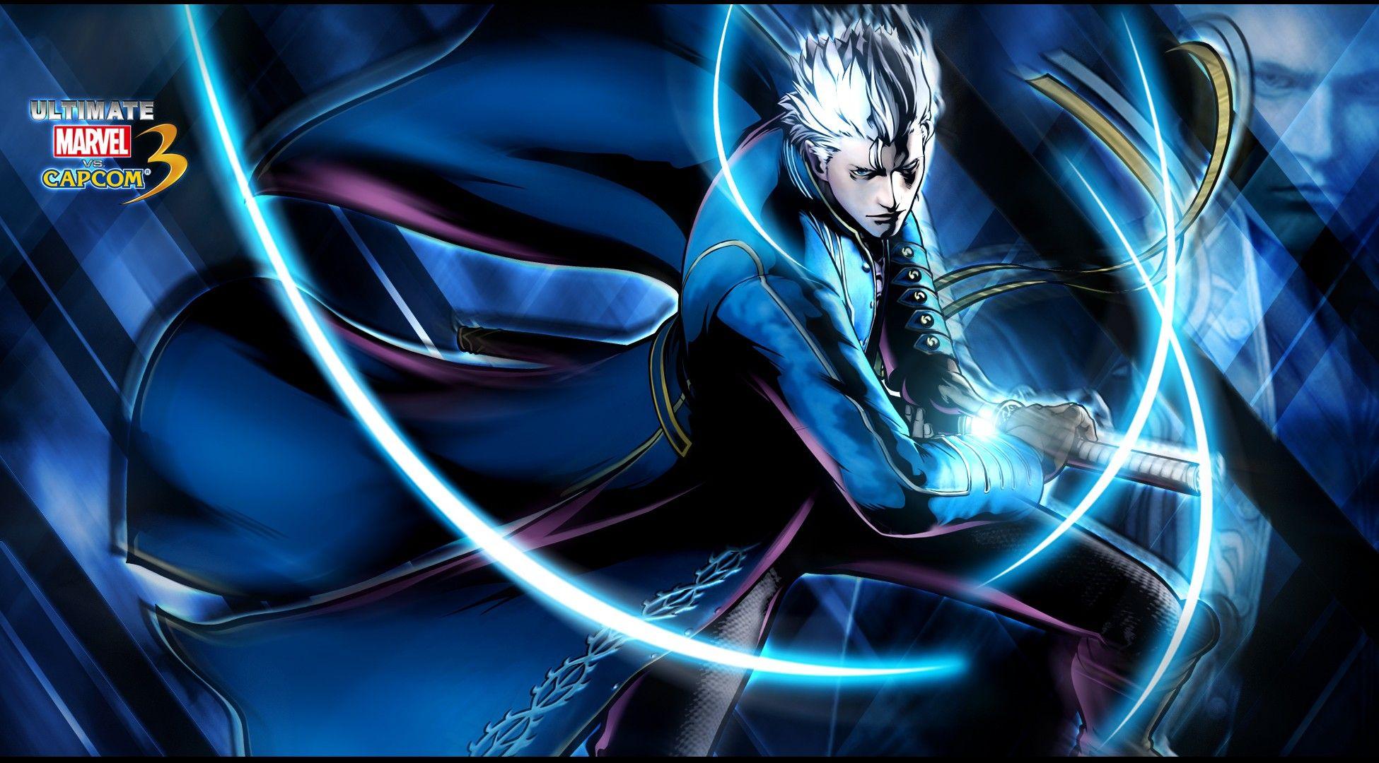 video games, Street Fighter, Capcom, Marvel vs Capcom, Vergil