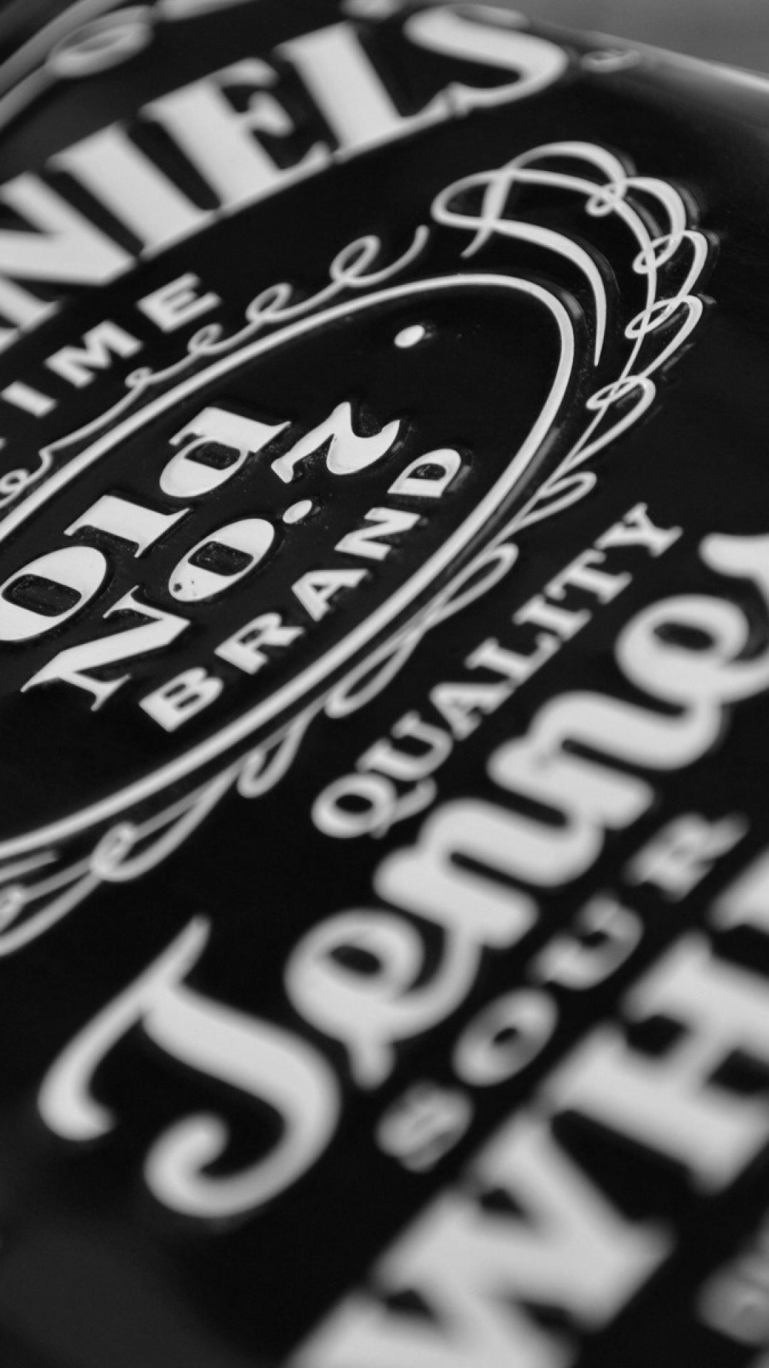 Jack daniels grayscale vintage whiskey wallpaper