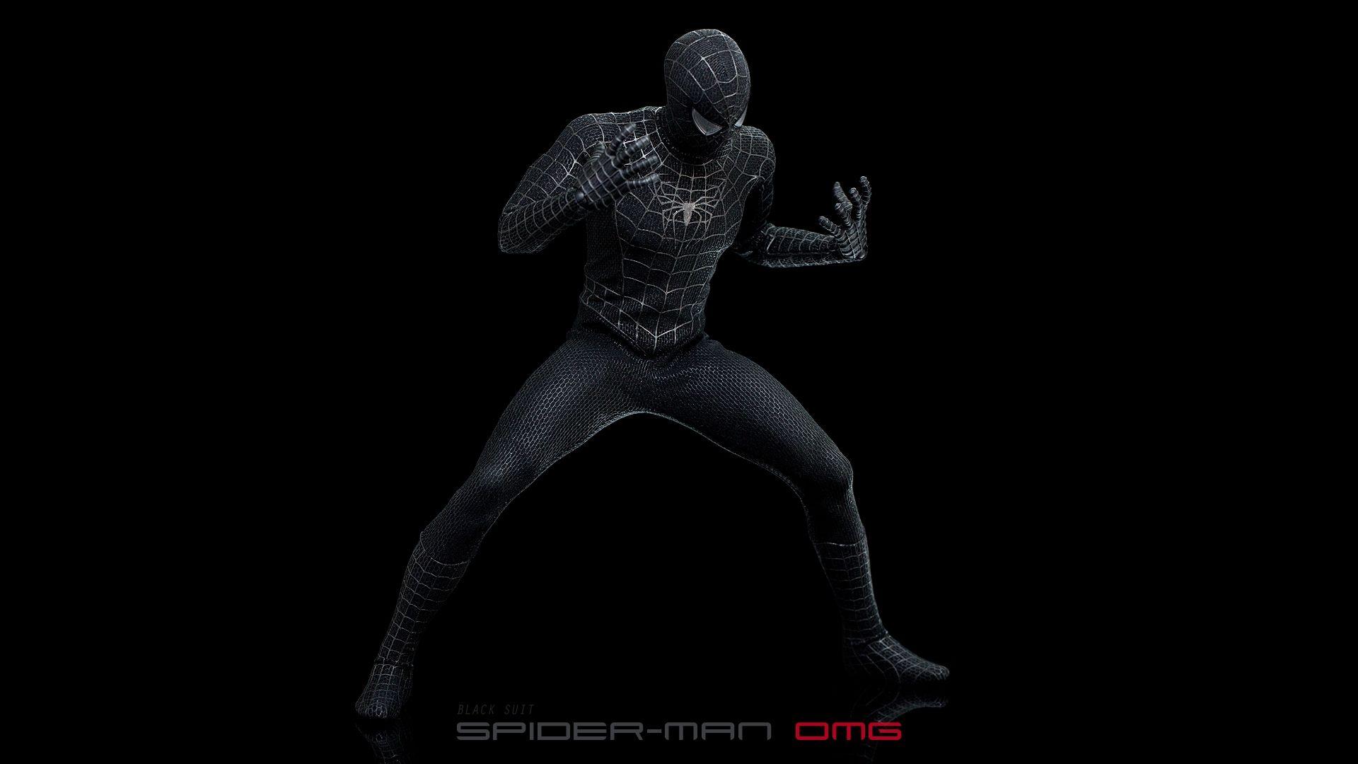 Black Spiderman iPhone Background Download Free