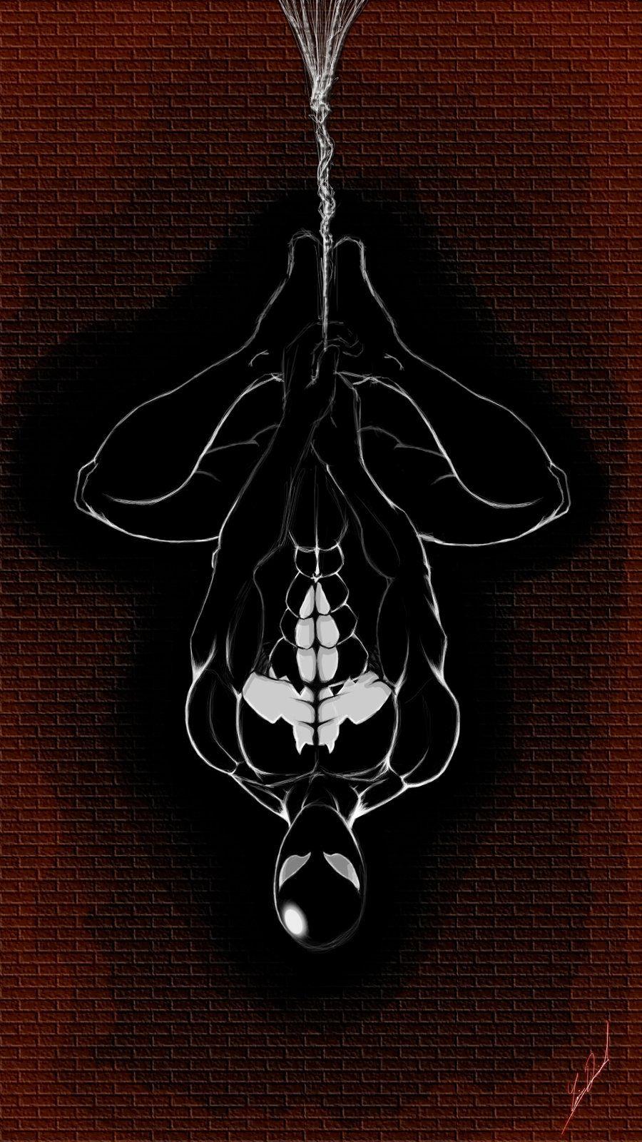 Black Spiderman Wallpaper For iPhone 6