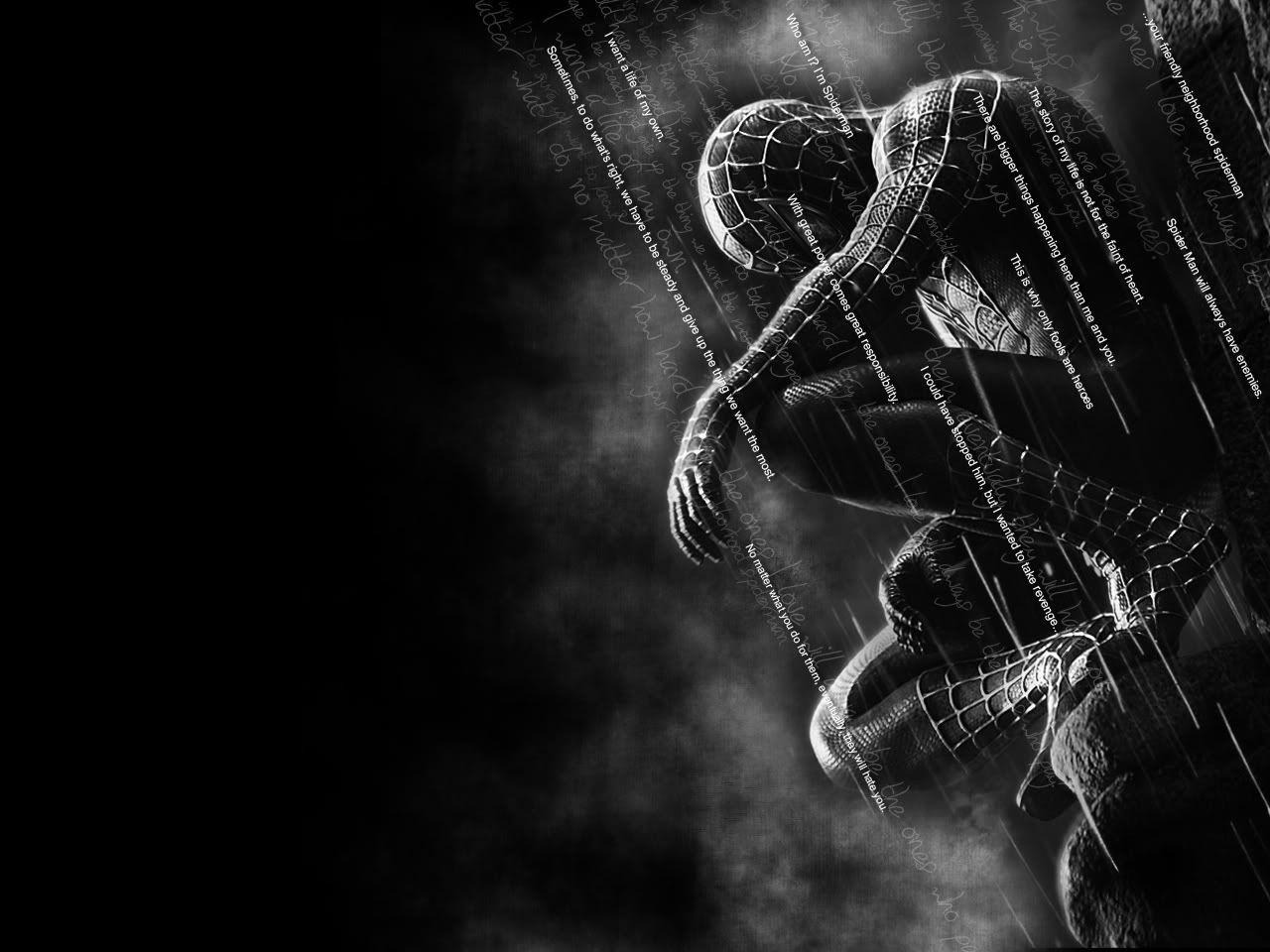 Black Spider Man Wallpaper Full HD For iPhone Wallpaper HD