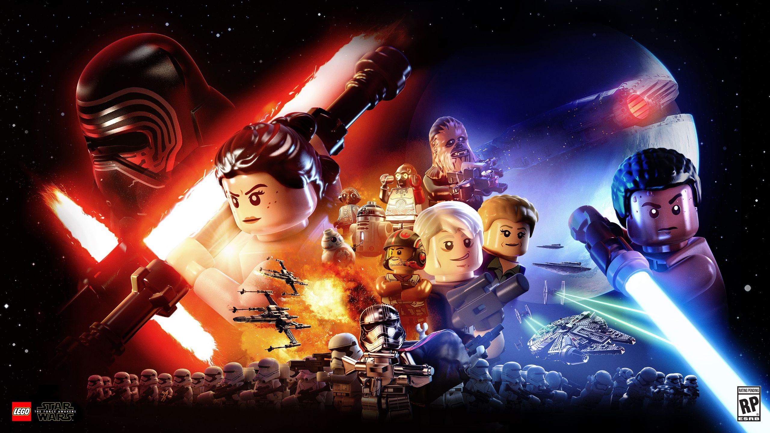 Download The Force Awakens with Stars of Lego Star Wars Wallpaper   Wallpaperscom