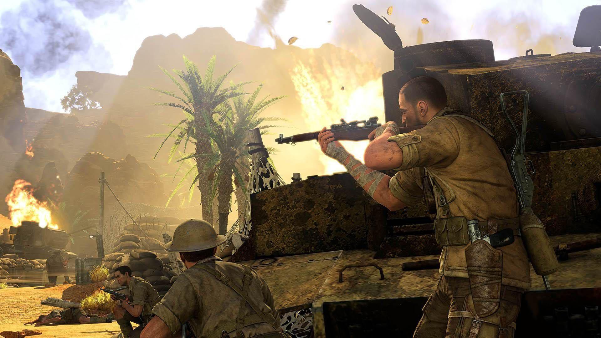 Sniper Elite iii Afrika 2014 Wallpaper HD Wallpaper