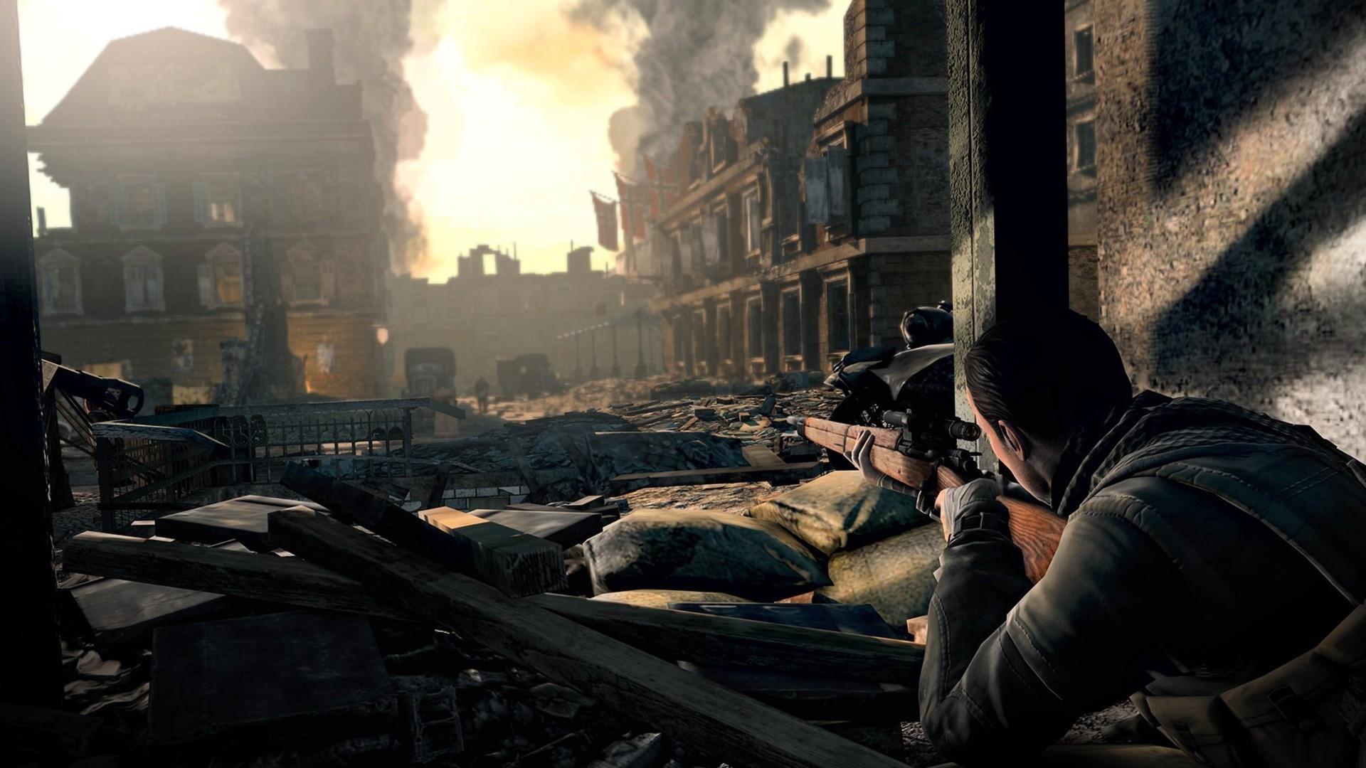 Video games sniper elite wallpaper