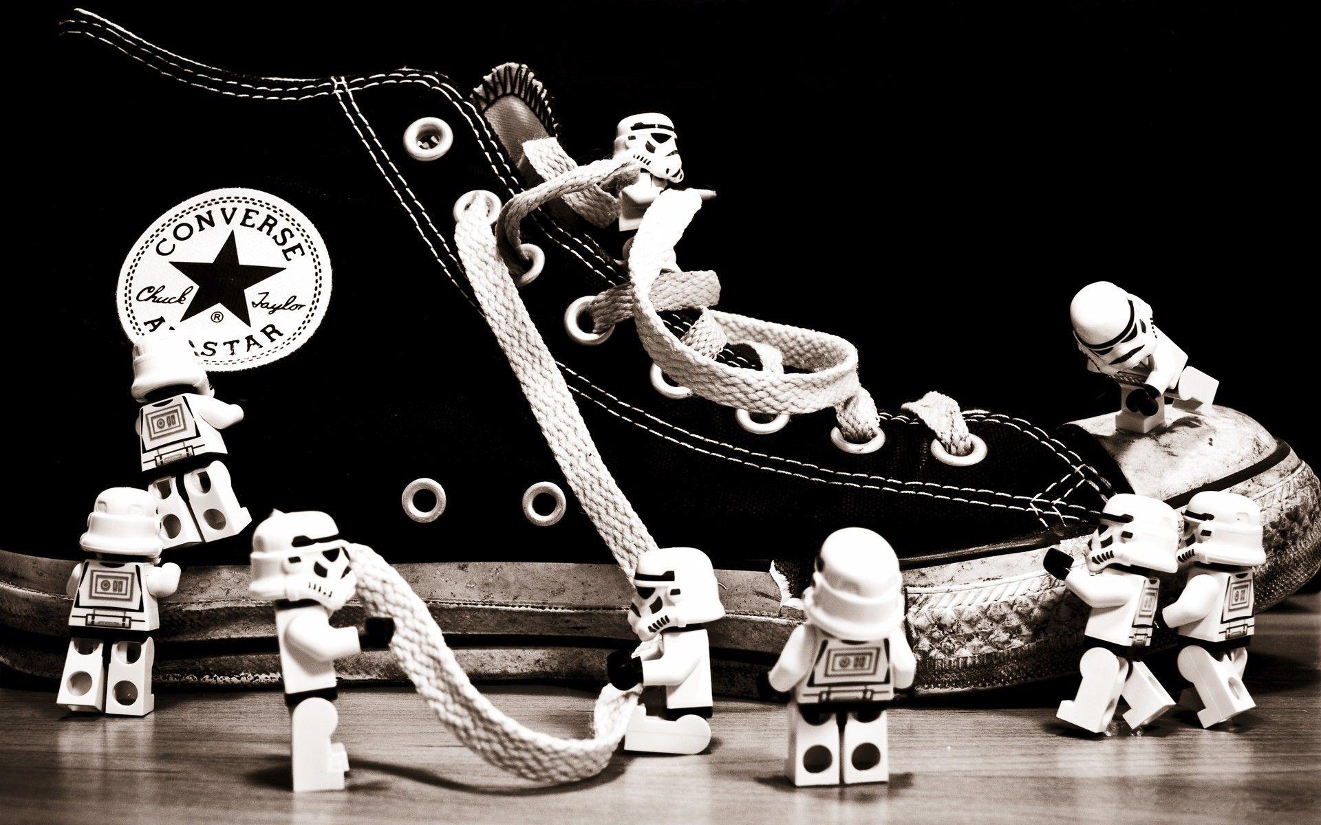 stormtroopers, shoes, Converse, Lego Star Wars, Legos wallpaper