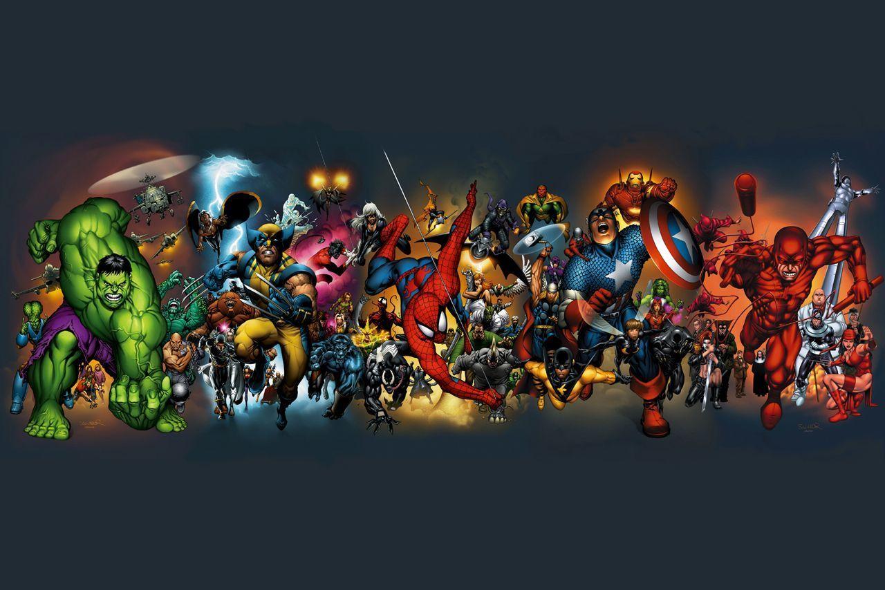 Animated Superhero HD Wallpaper