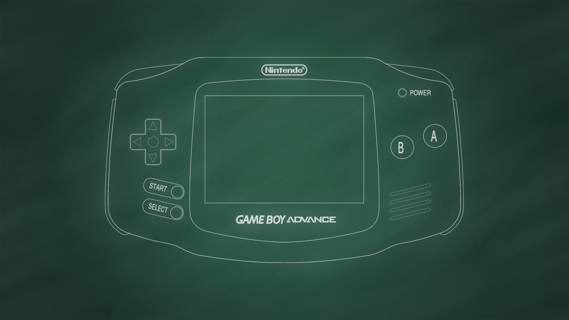 Game Boy Advance [Chalkboard]
