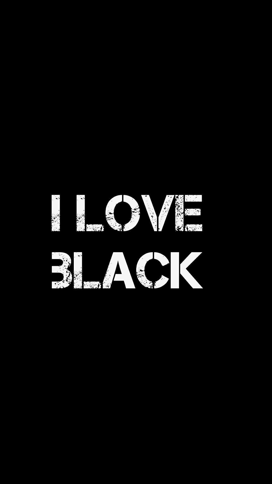 I love black. Black wallpaper, Emo wallpaper, Love wallpaper background