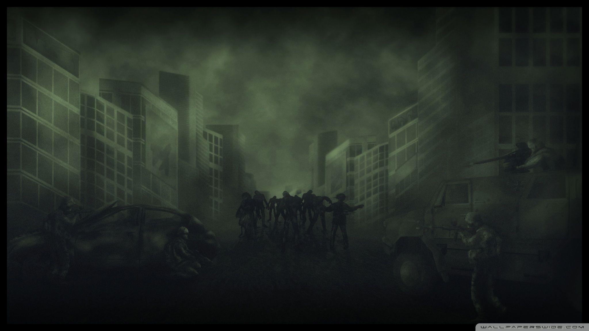 Zombies Attack ❤ 4K HD Desktop Wallpaper for 4K Ultra HD TV • Wide