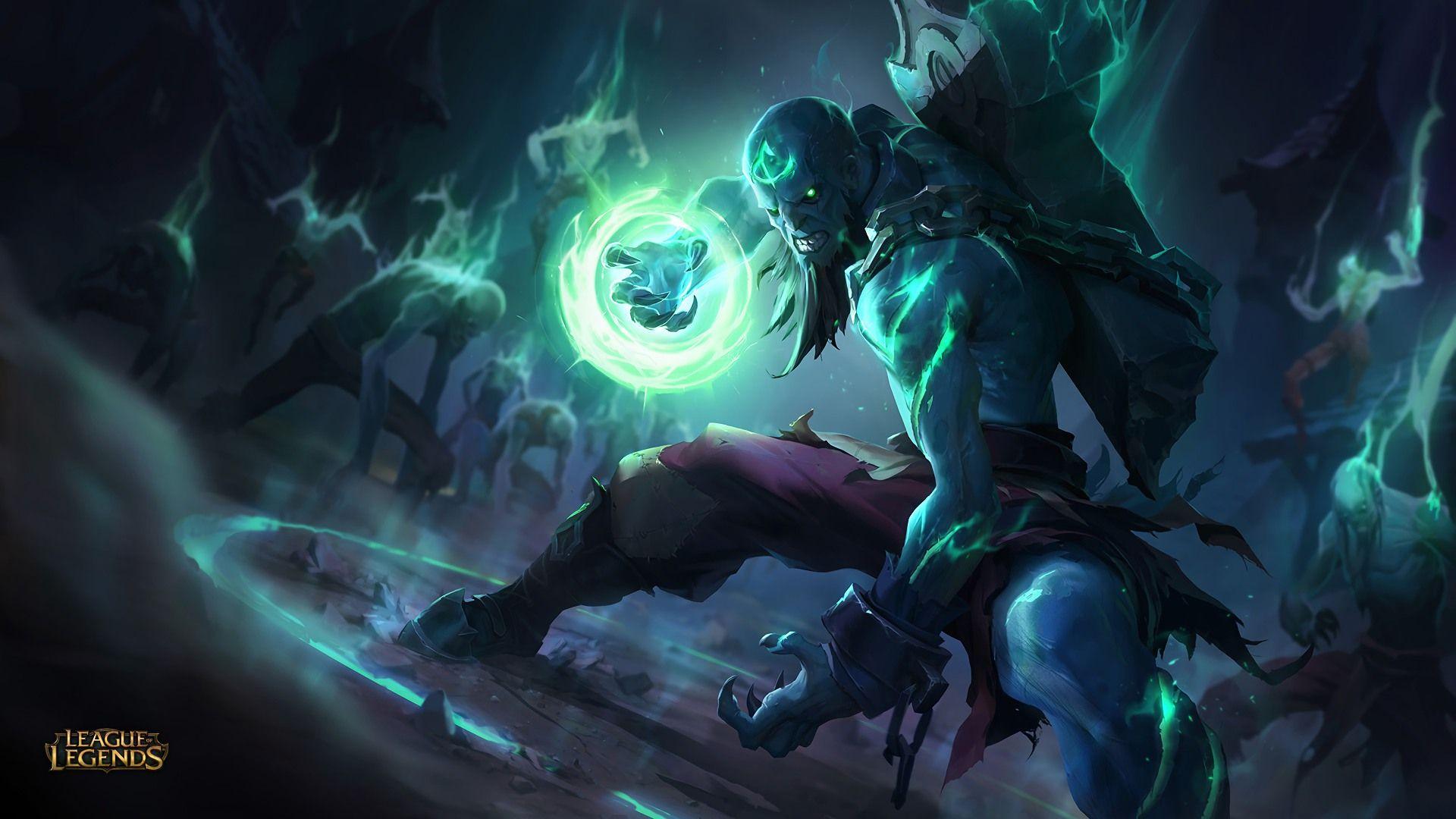 Download wallpaper Zombie Ryze Skin full HD on GameWalls. LOL