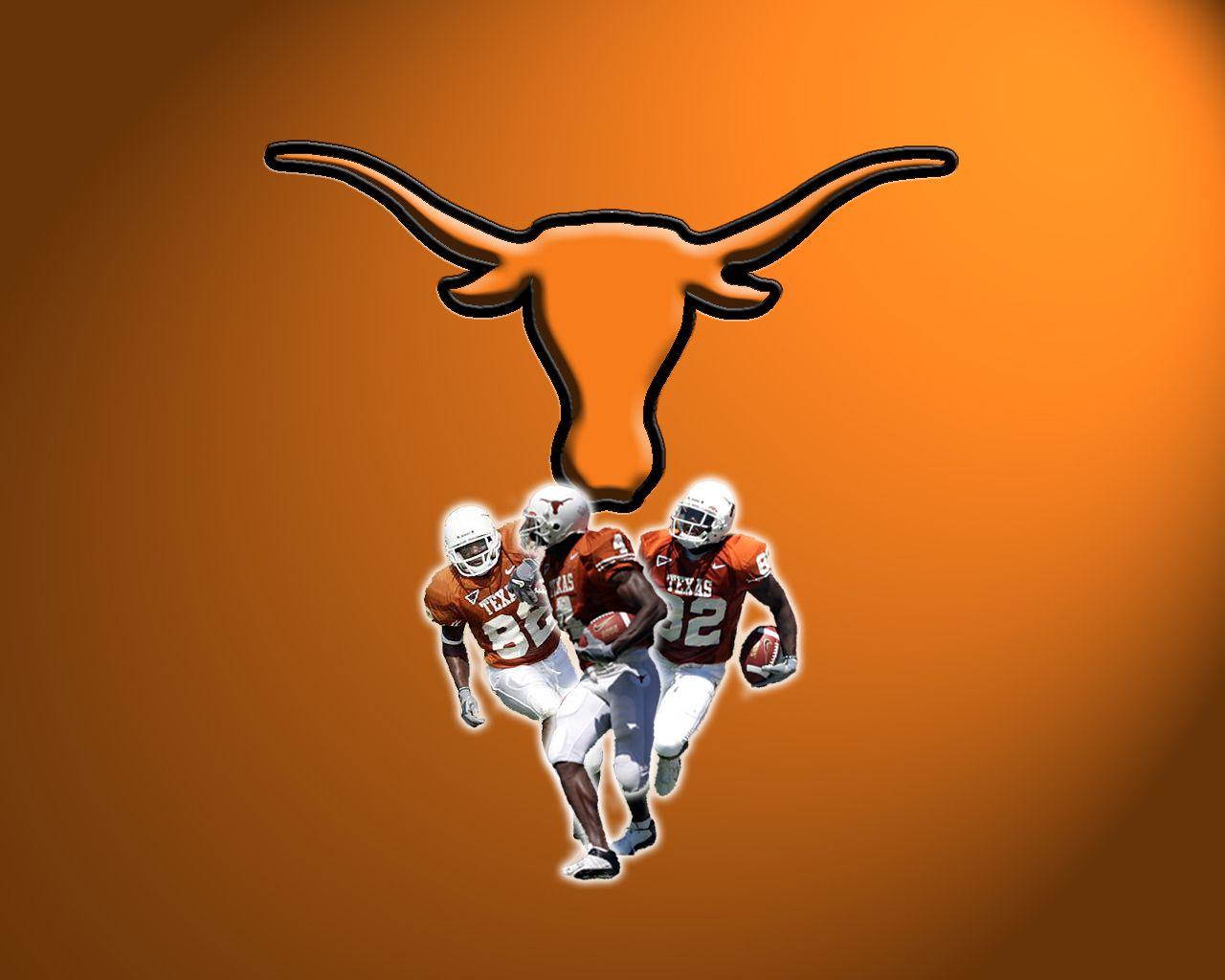 Texas Longhorns with abstract background Football Sports 1280x1024