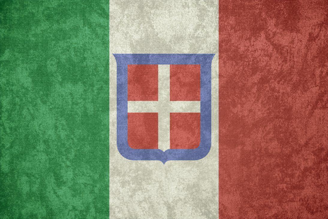 Kingdom of Italy Grunge Flag (1861)
