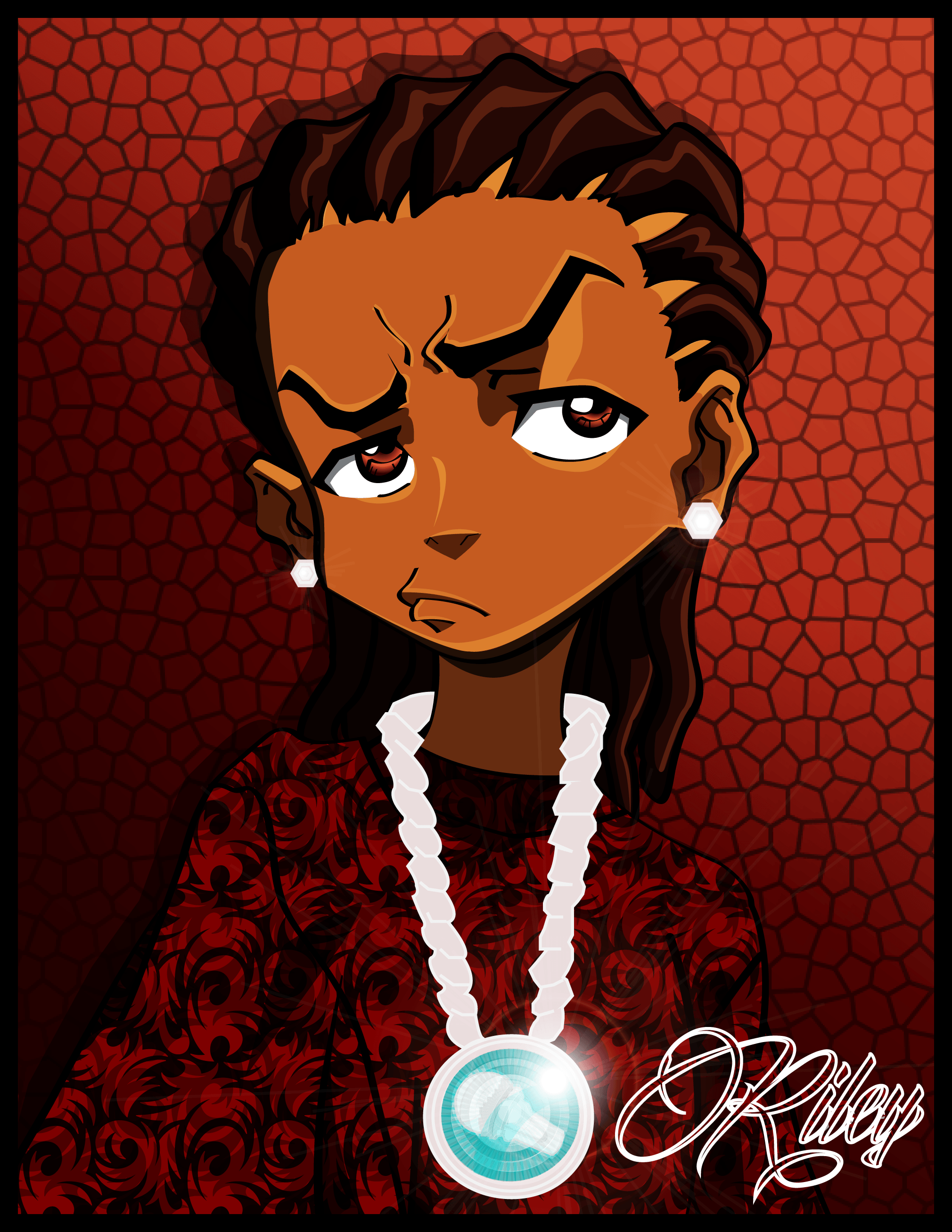 Boondocks Wallpaper Huey and Riley