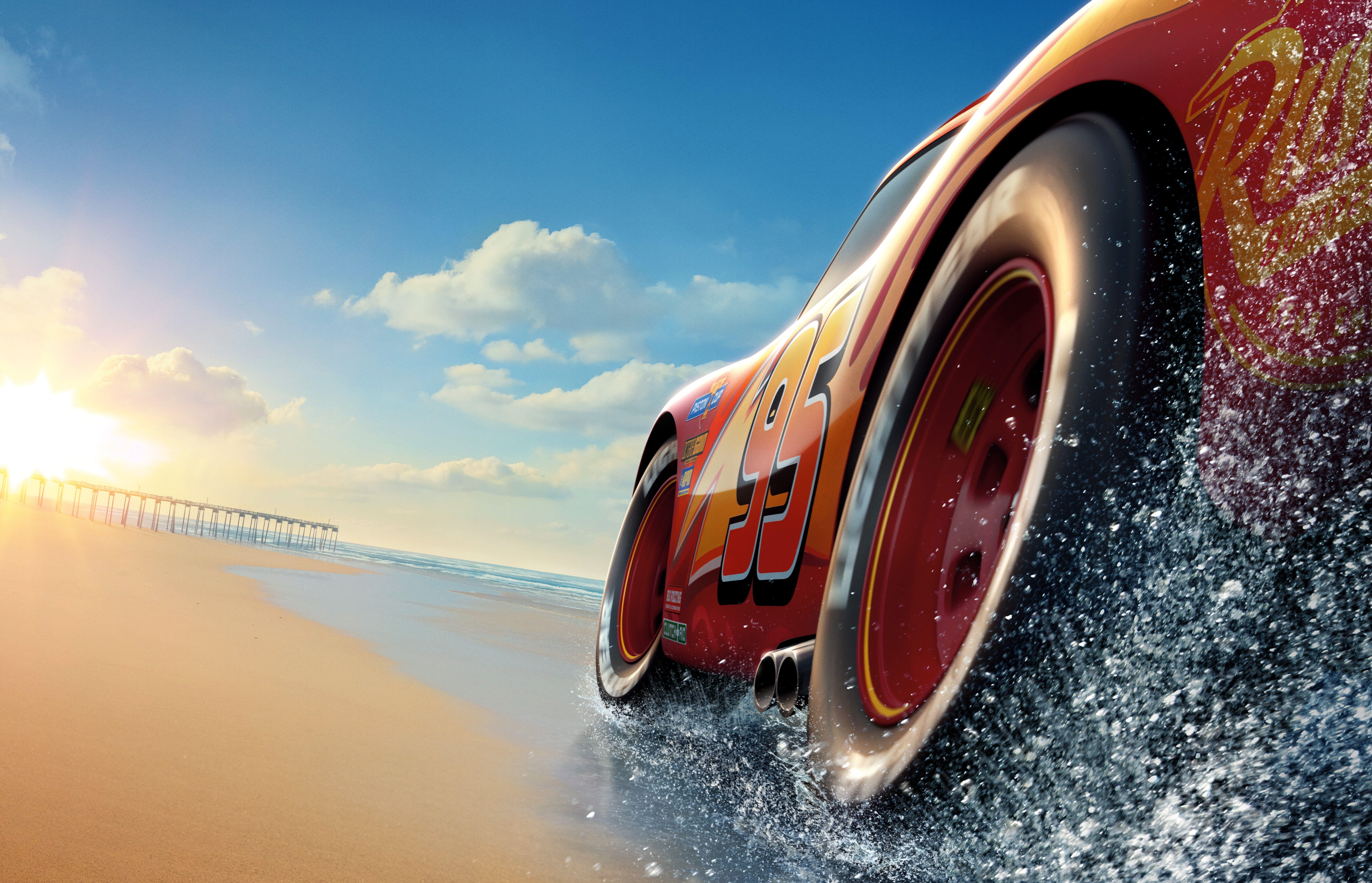 Lightning McQueen digital wallpaper HD wallpaper
