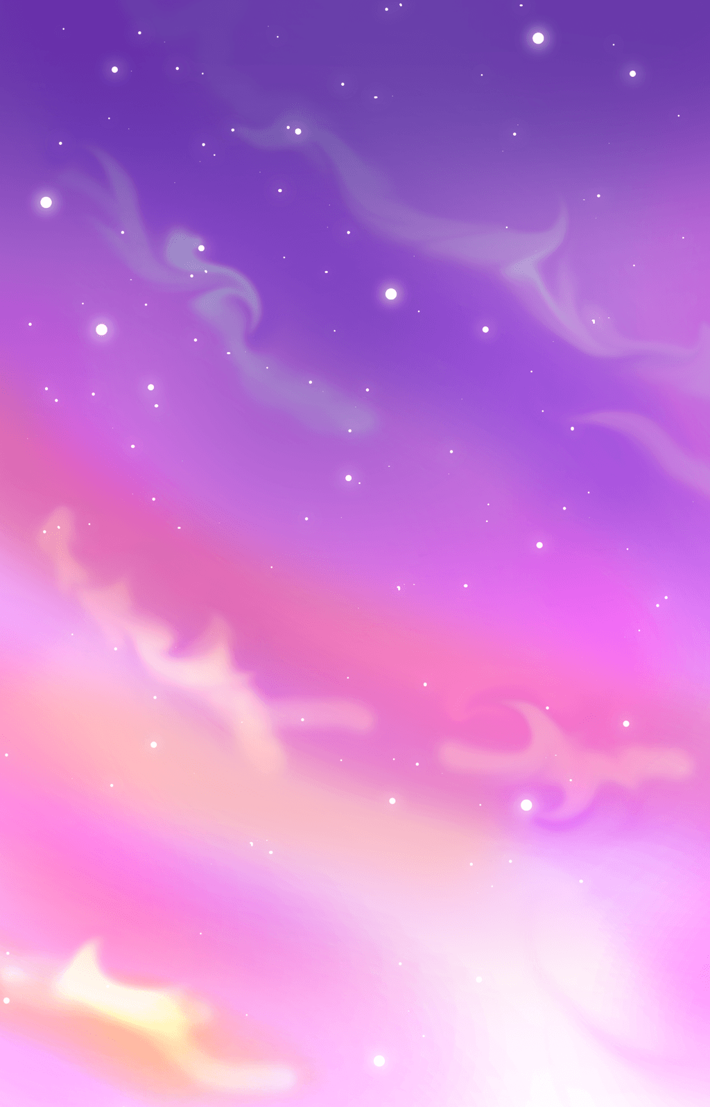 Colorful Starry Sky Background By Silver Eyes Blue