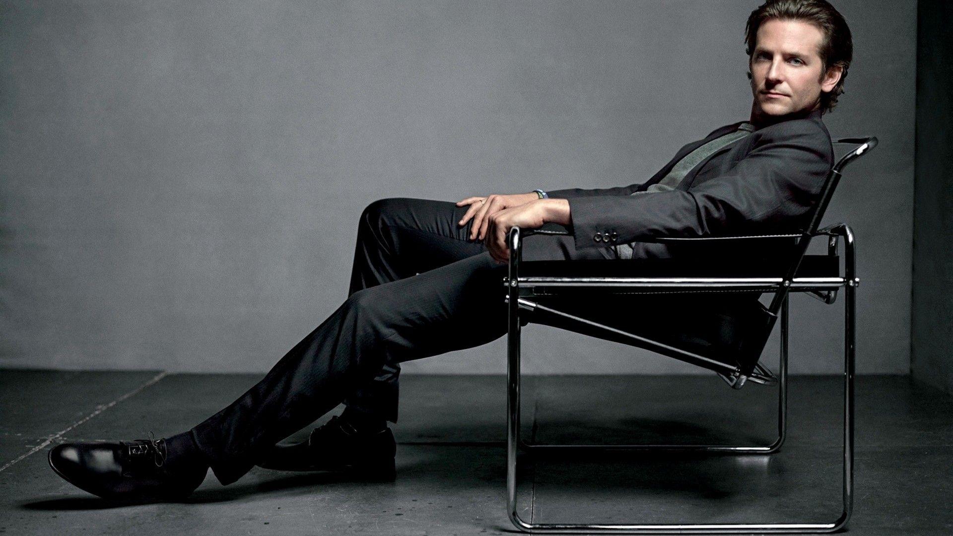 Bradley Cooper Dark Suit Desktop Wallpaper