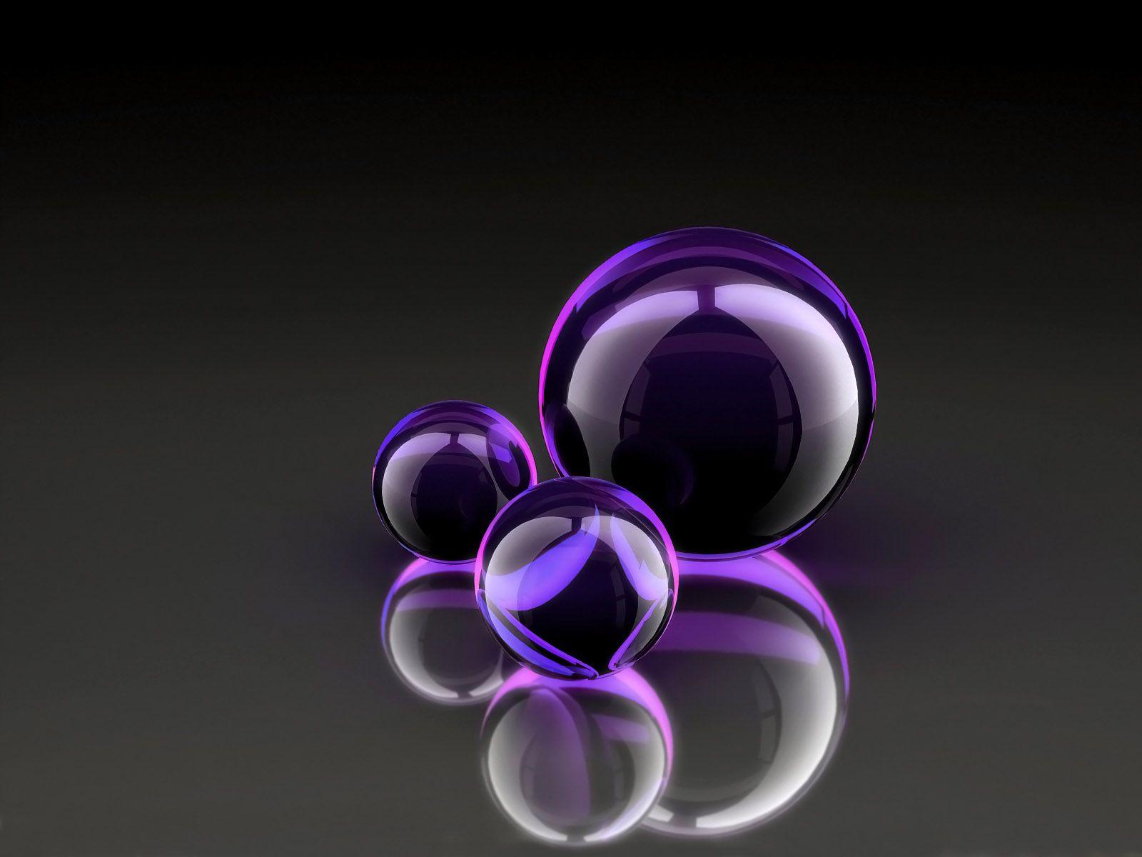 Black and purple HD wallpaper 3D