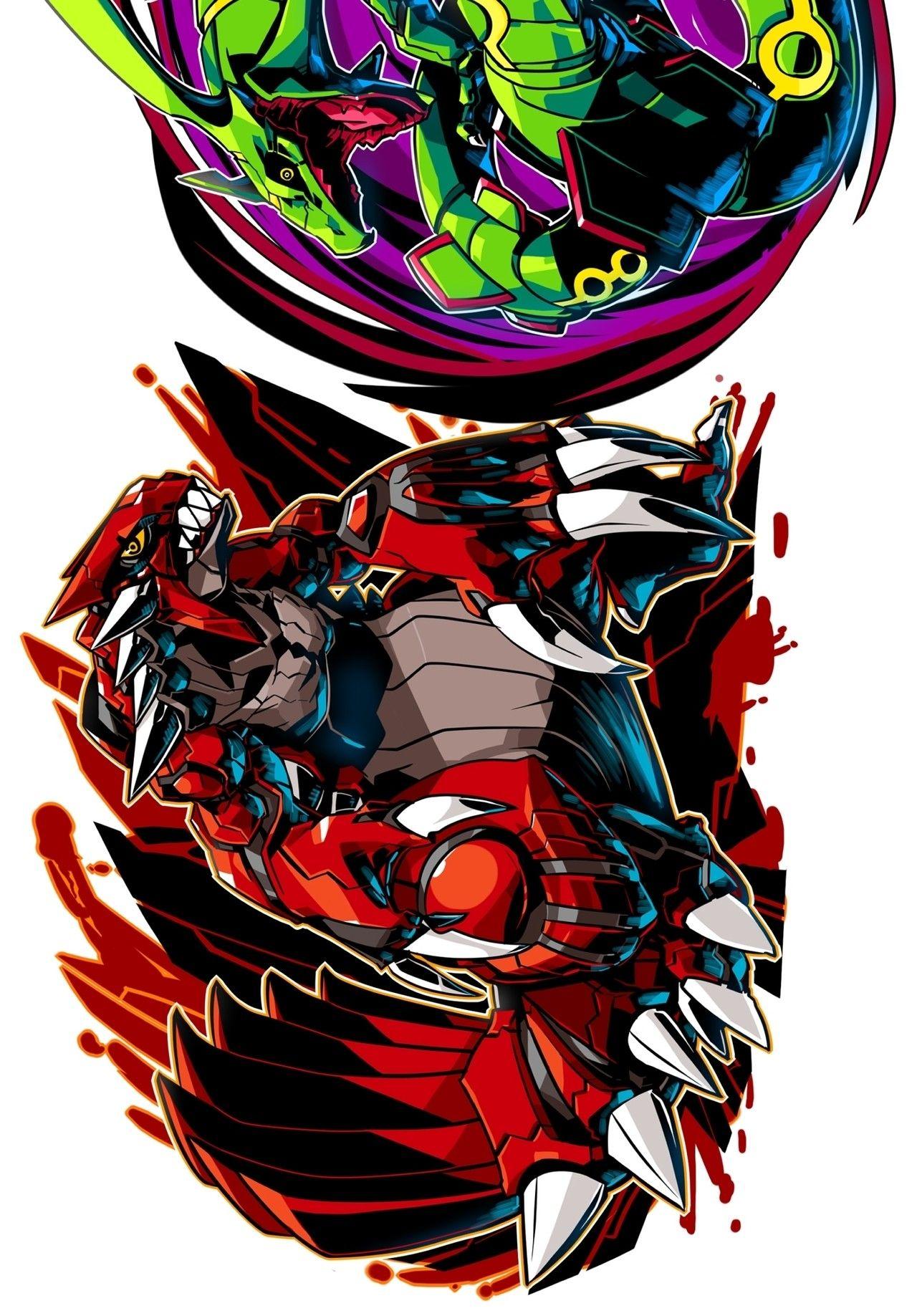 Shiny Mega Rayquaza Wallpaper Rayquaza Groudon Kyogre - Pokemon