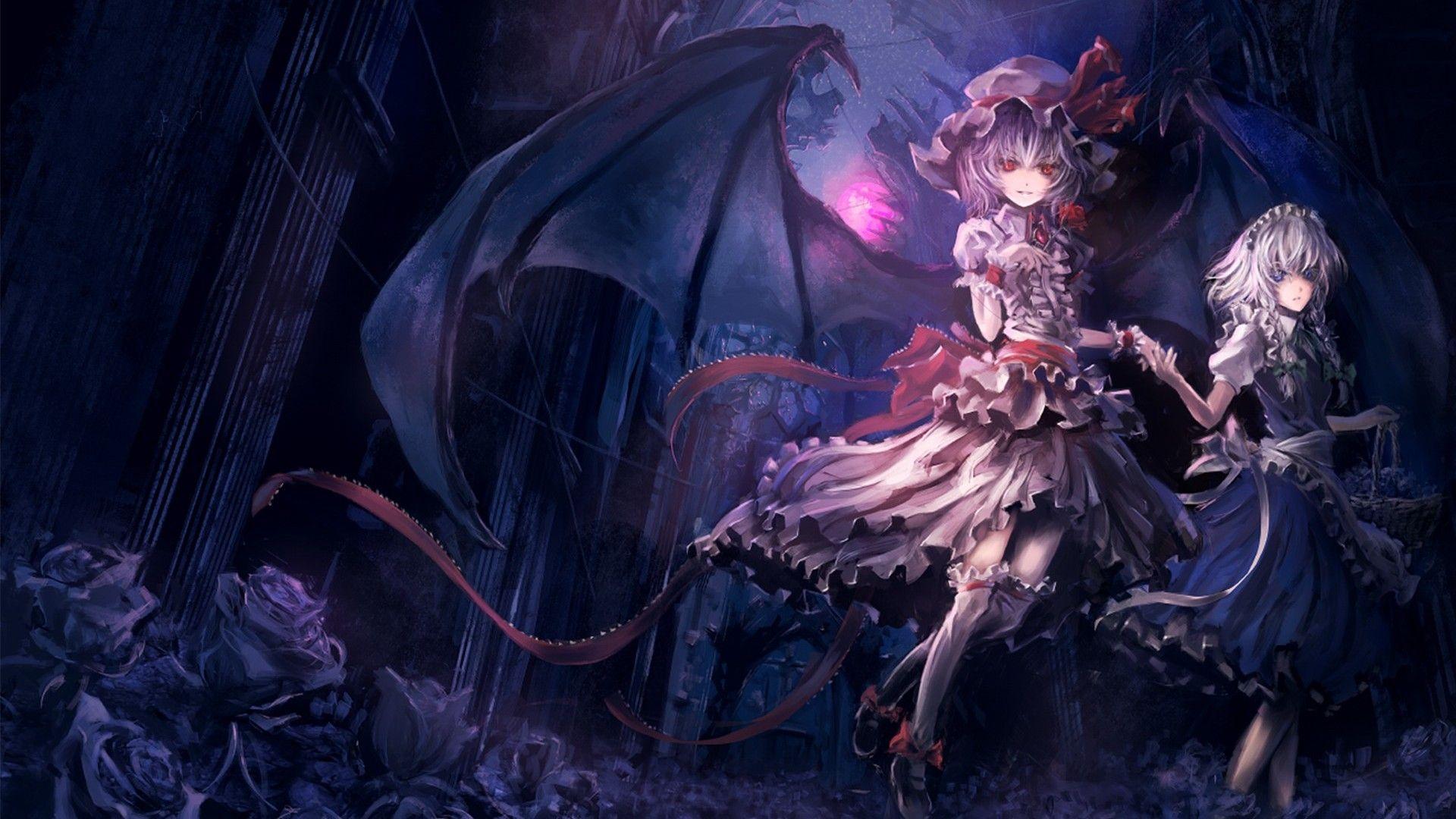 awesome remilia scarlet and sakuya izayoi touhou project anime HD