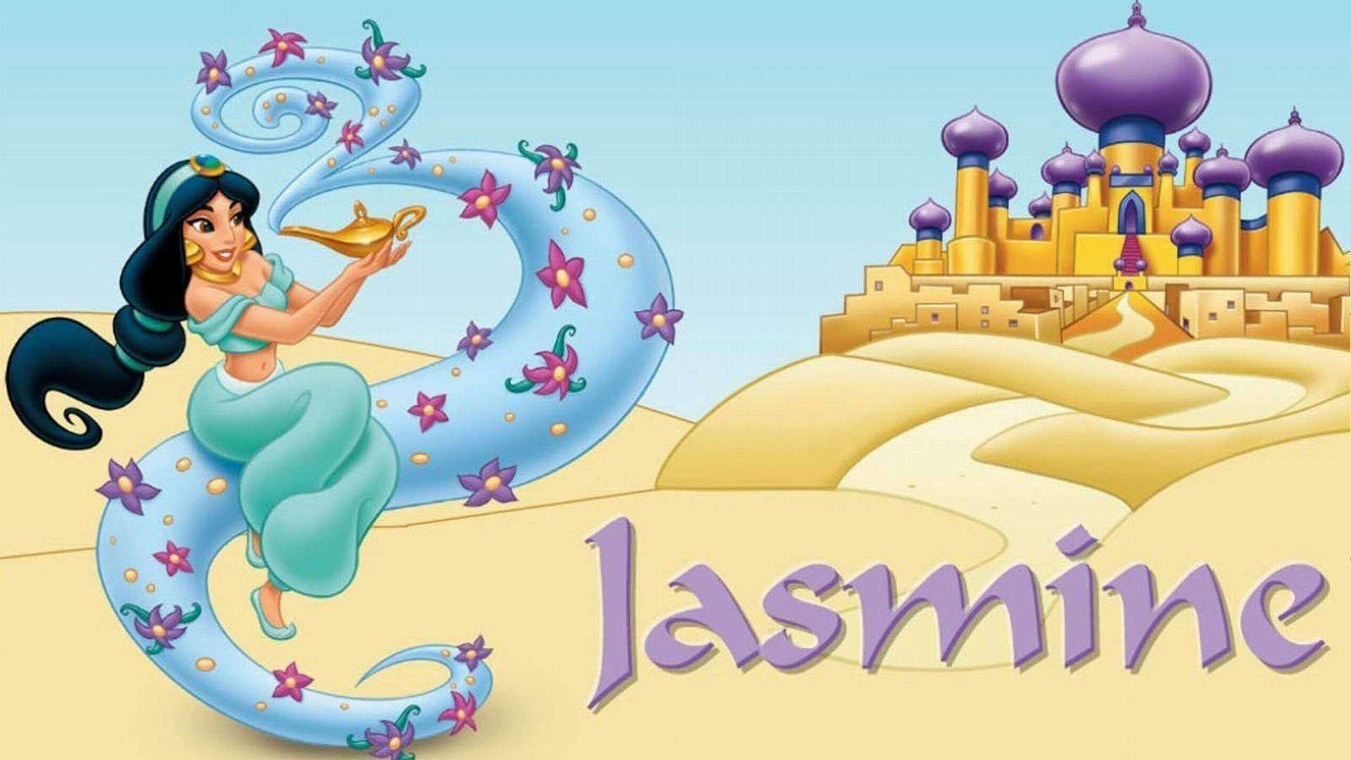 Disney Princess Jasmine Desktop HD Wallpaper 1920x1200
