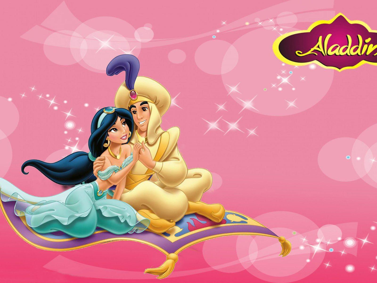 Princess Jasmine Aladdin Magical Carpet Walt Disney Wallpaper HD