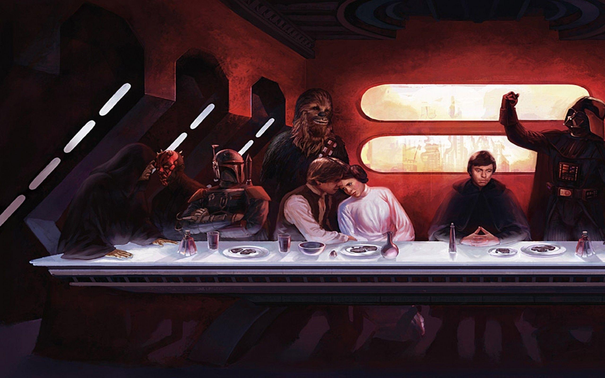 Star Wars Last Supper Wallpaper