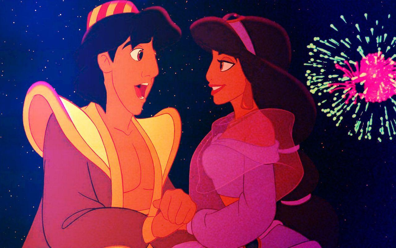 Disney Princess Valentine's Day image Aladdin & Jasmine HD