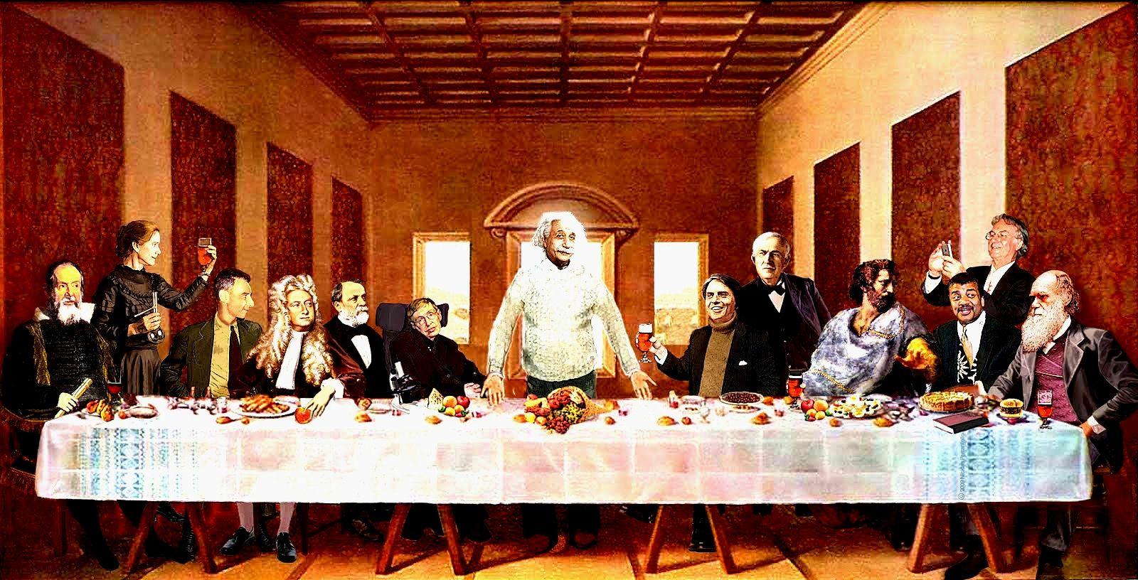 Last Supper In Science Desktop Wallpaper