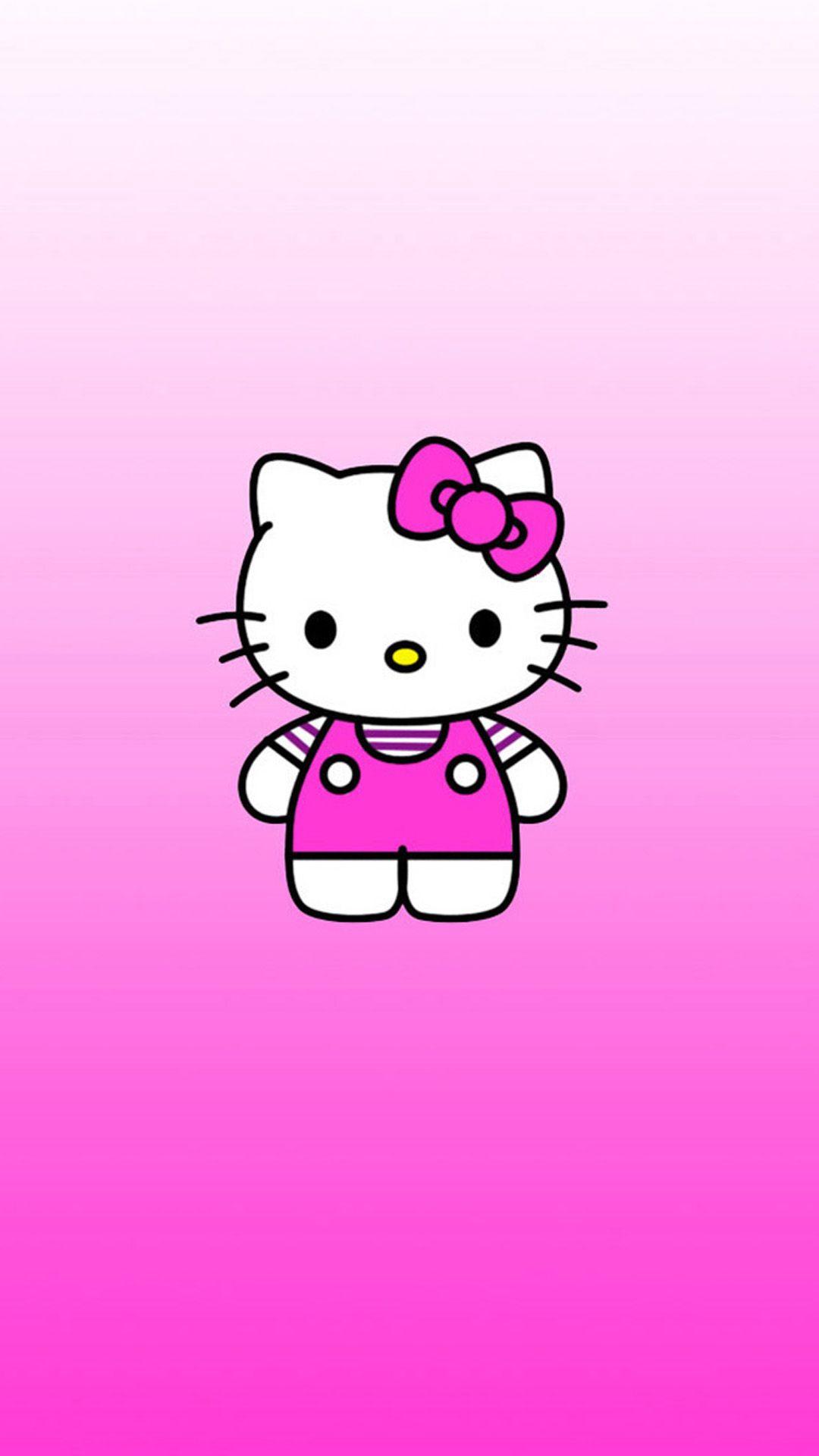 Cute pink Catty iphone new HD wallpaper background