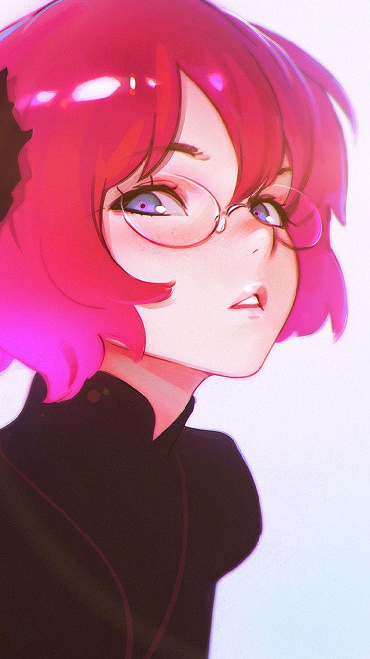 iPhone 8 wallpaper. ilya kuvshinov girl