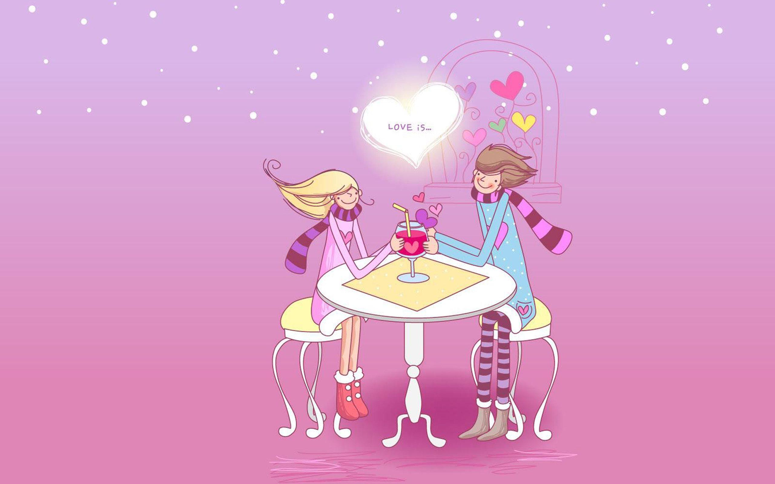 Beautiful Cute Anime Love Wallpaper HD