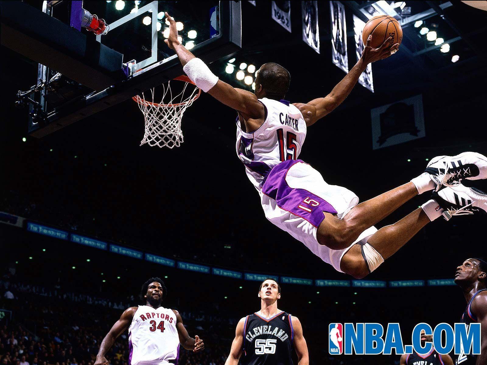 basketball dunks. Best Basketball Wallpaper: Vince Carter Dunk