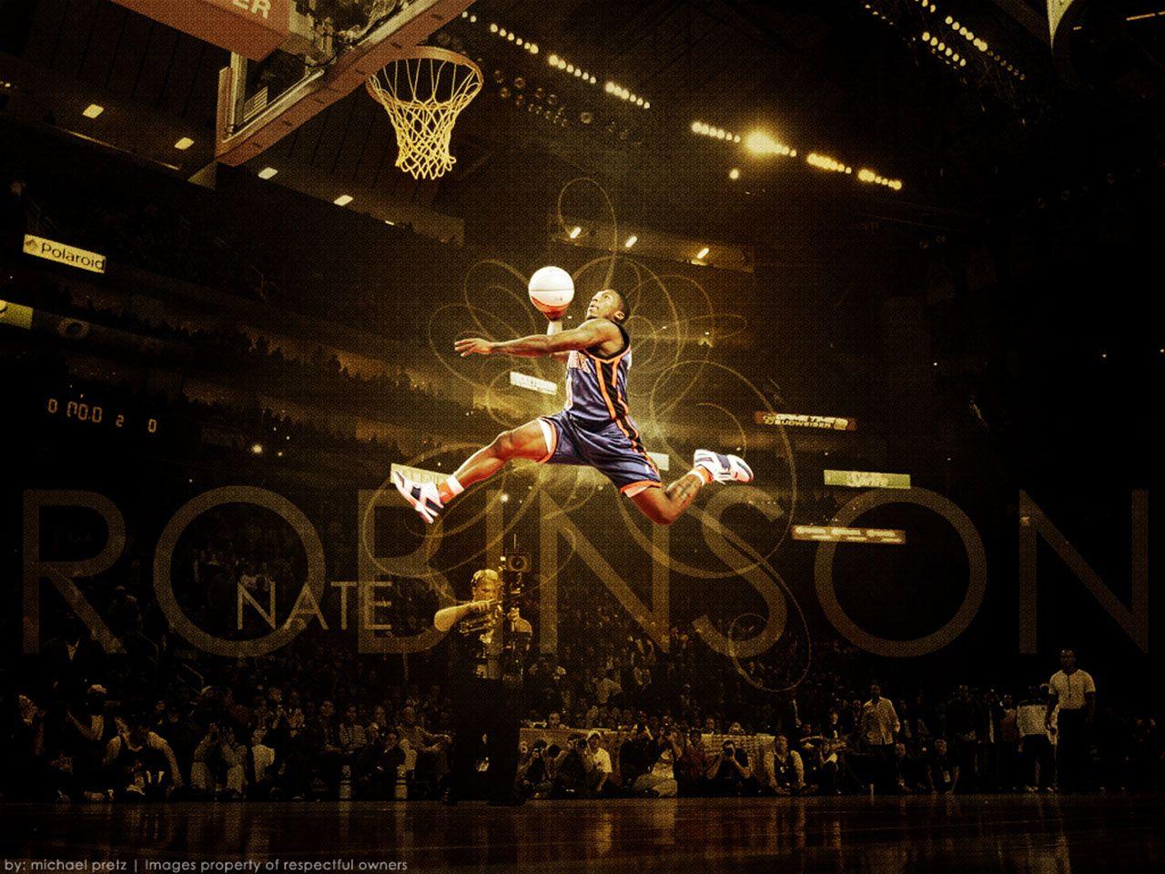 Nate Robinson 1280×960 Dunk Wallpaper. Basketball Wallpaper at