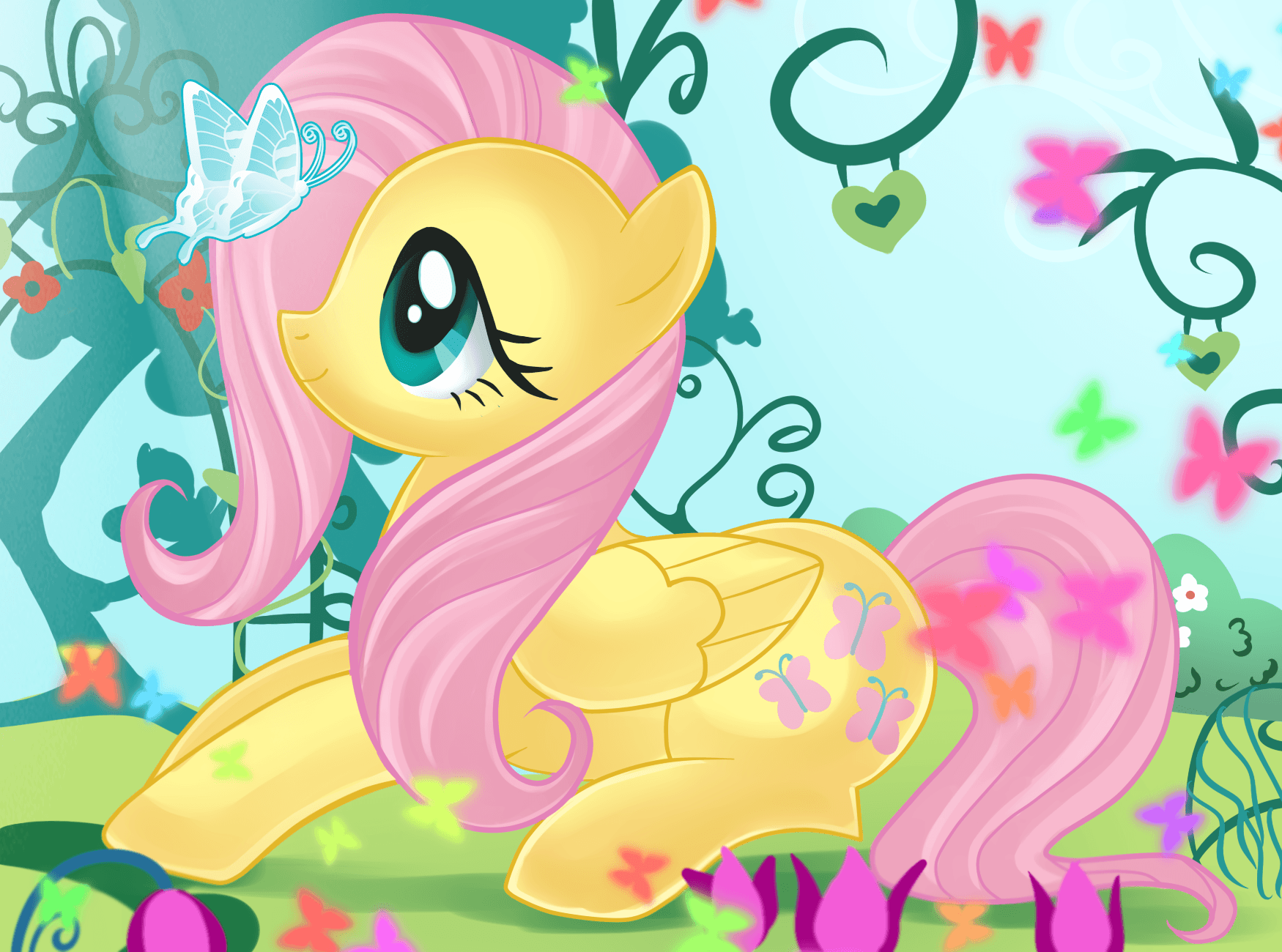 Beautiful Fluttershy Computer Wallpapers For My Little Pony Fans PWADC