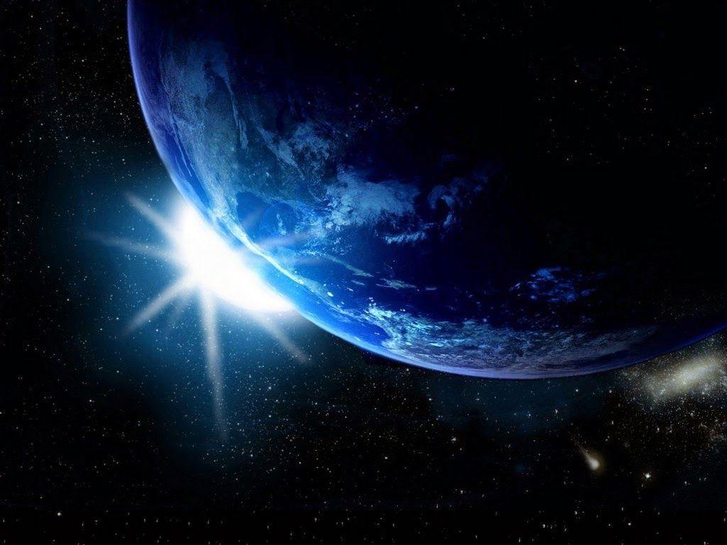 HD earth outer space science fiction wallpaper for Mac Desktop