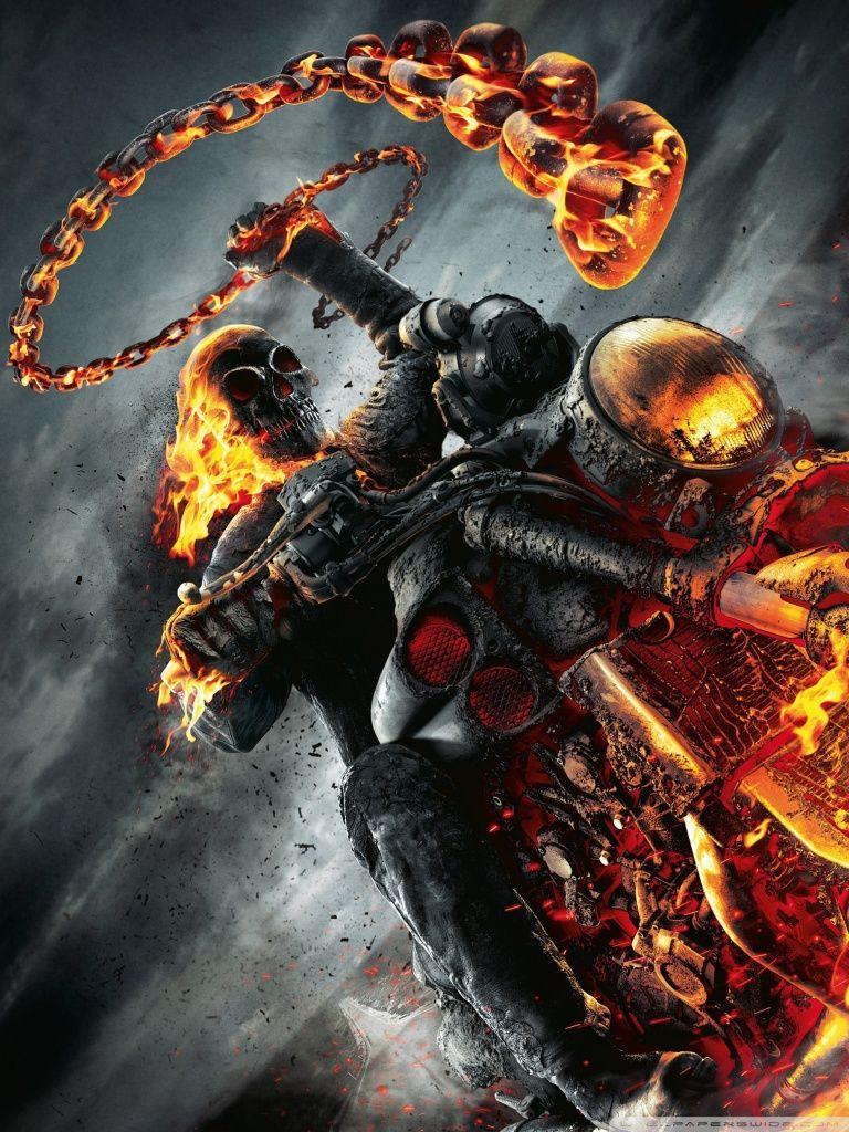 Ghost Rider Spirit of Vengeance (2012) ❤ 4K HD Desktop