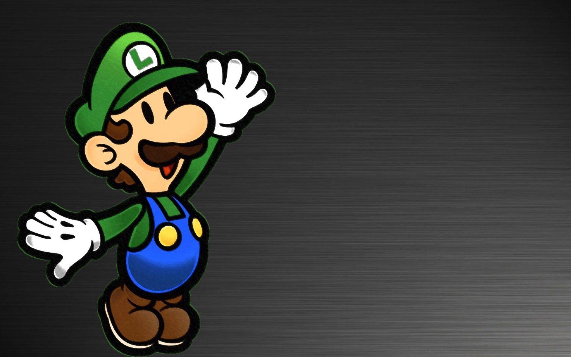 paper luigi wallpaper