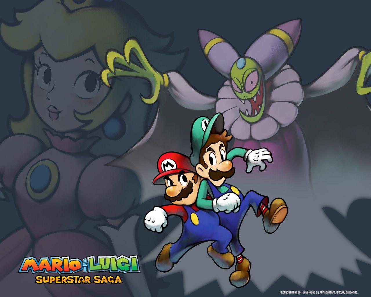 TMK. Downloads. Image. Wallpaper. Mario & Luigi: Superstar Saga