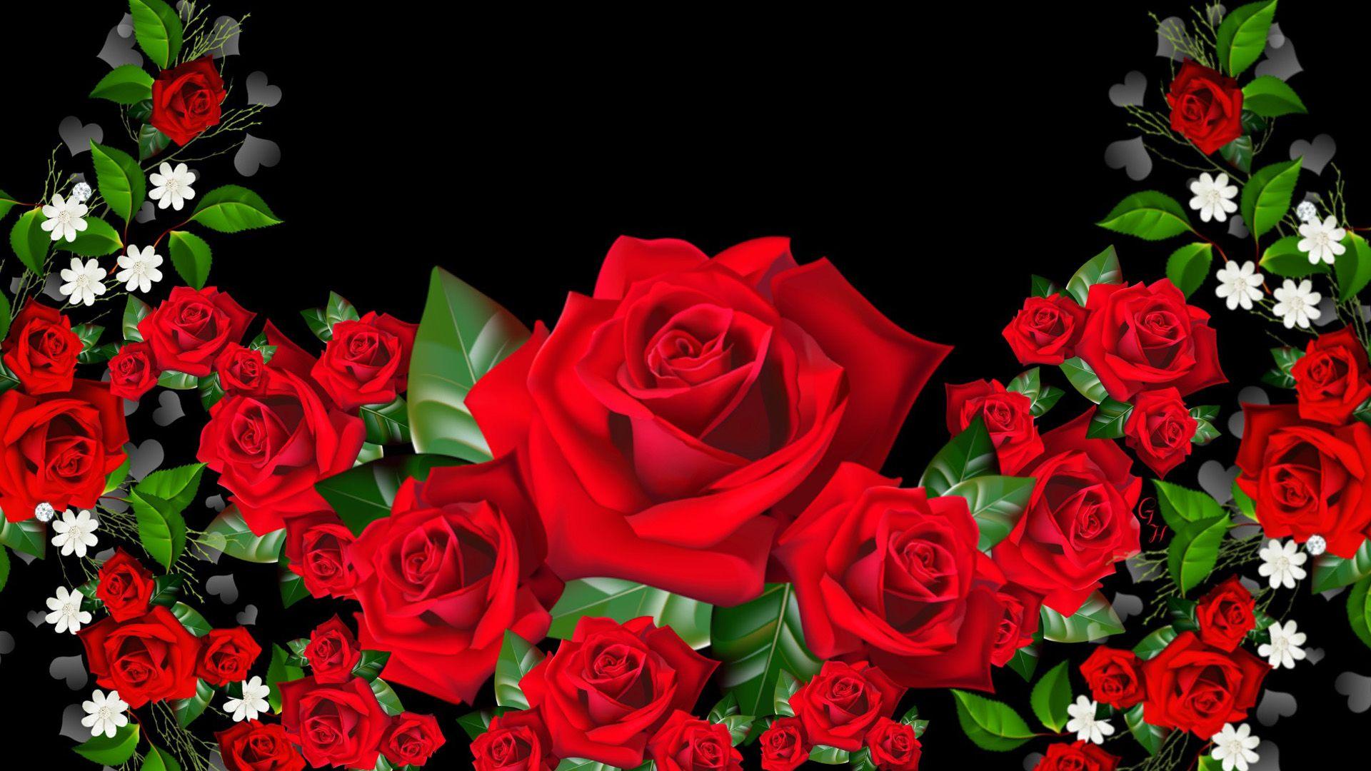 3d Flower Wallpapers Rose - Wallpaper Cave