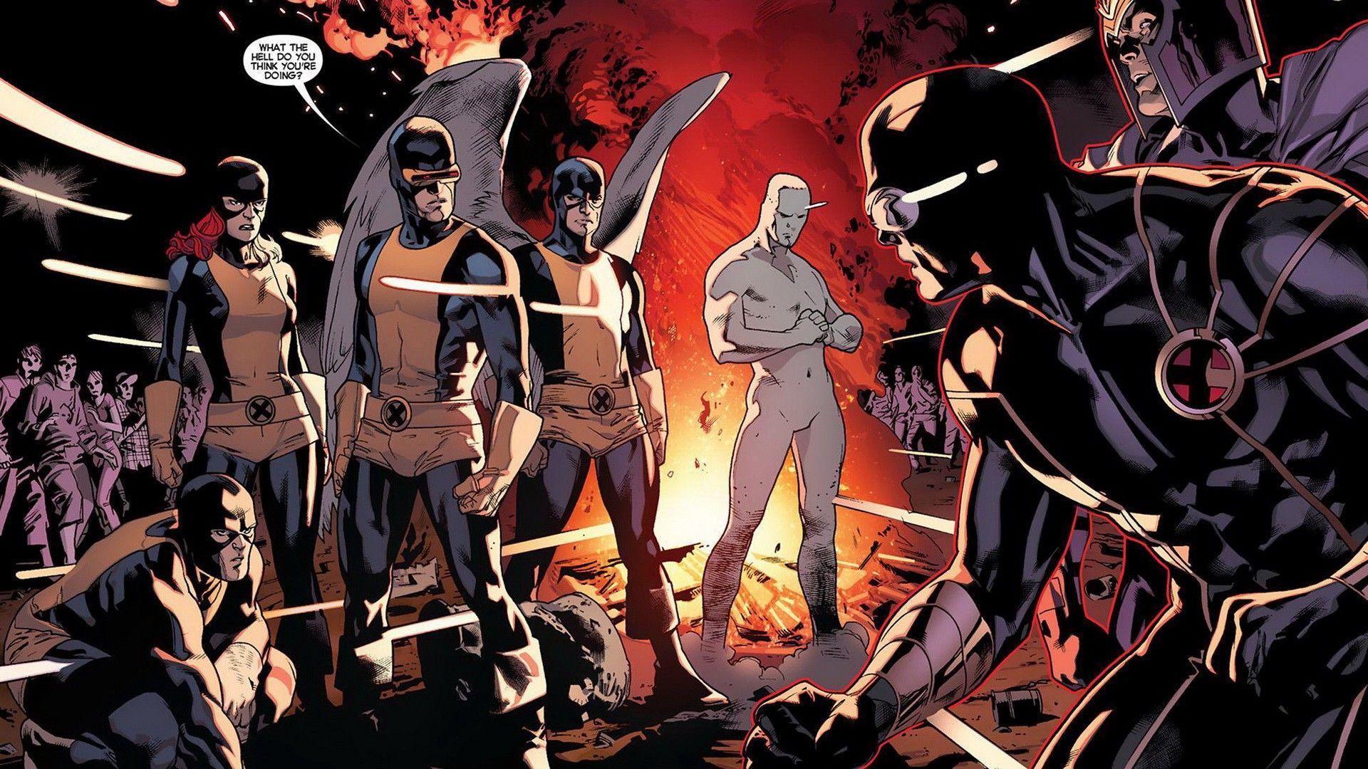 Angels Comics X Men Jean Grey Magneto Marvel Comics Cyclops Iceman Hank McCoy (Beast) Comic Art Marvel NOW Wallpaperx1080