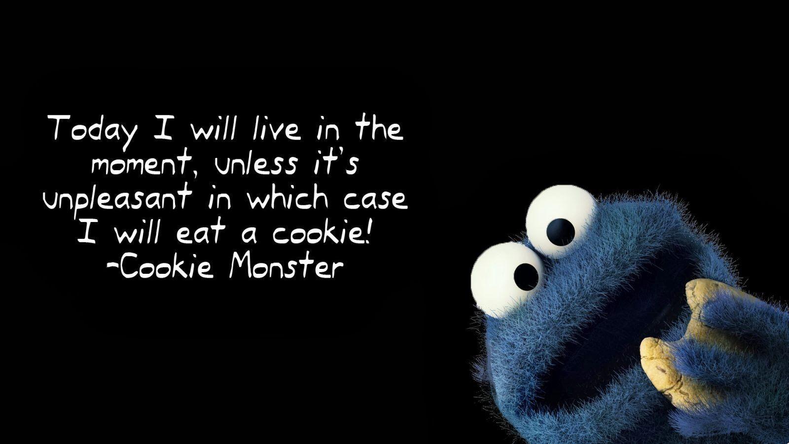 Very Funny Wallpaper For Desktop. Funny quotes wallpaper, Cookie monster quotes, Monster quotes