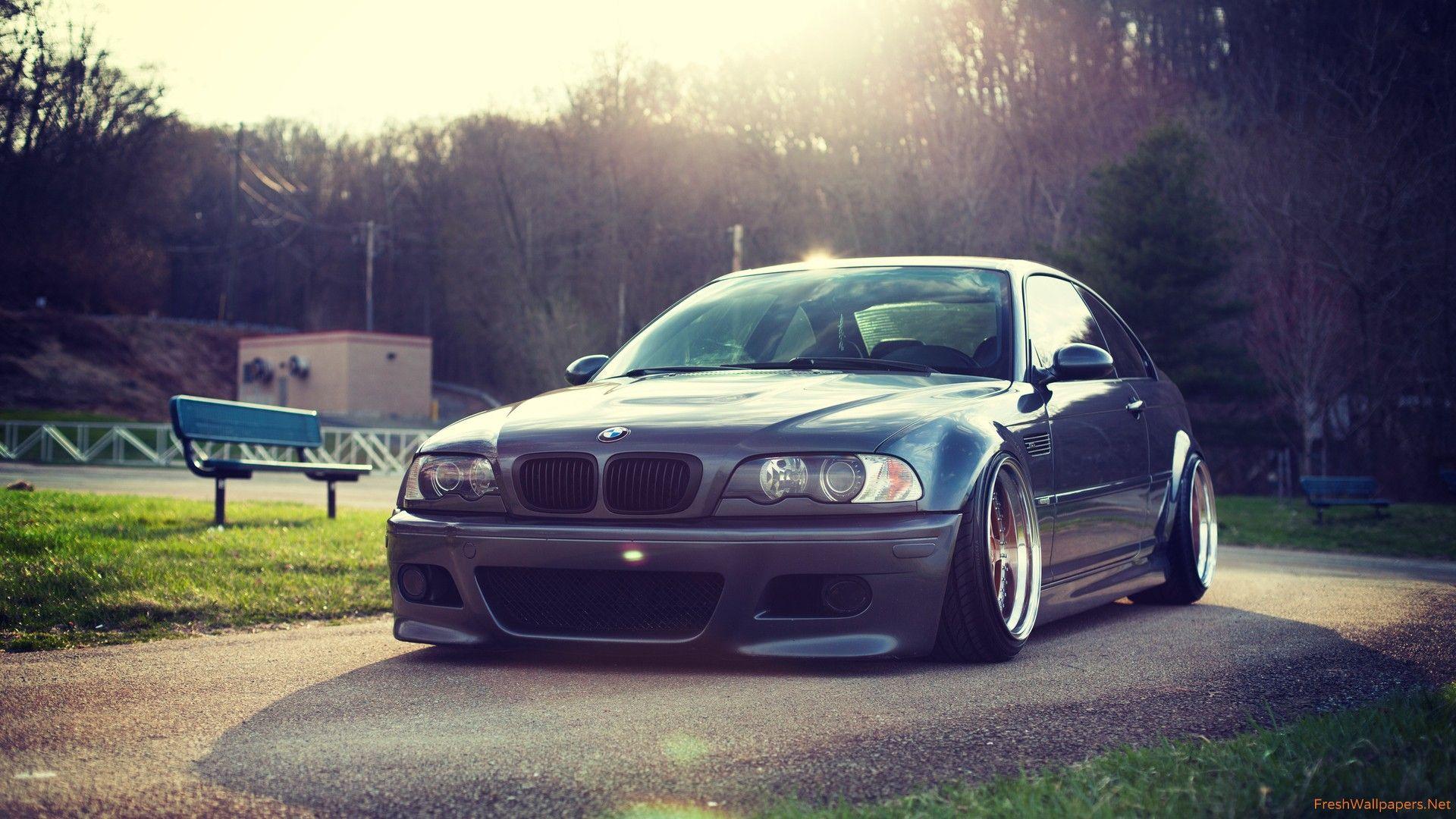 BMW E46 M3 Car Front Tuning wallpaper