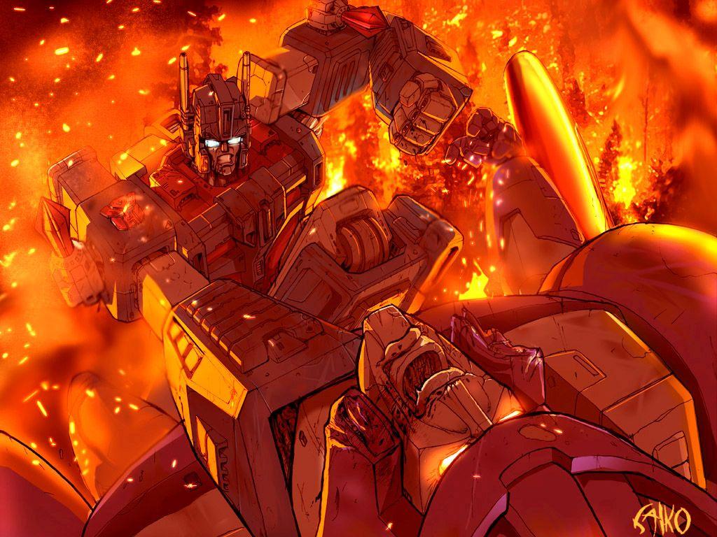 Ultramagnus vs Galvatron