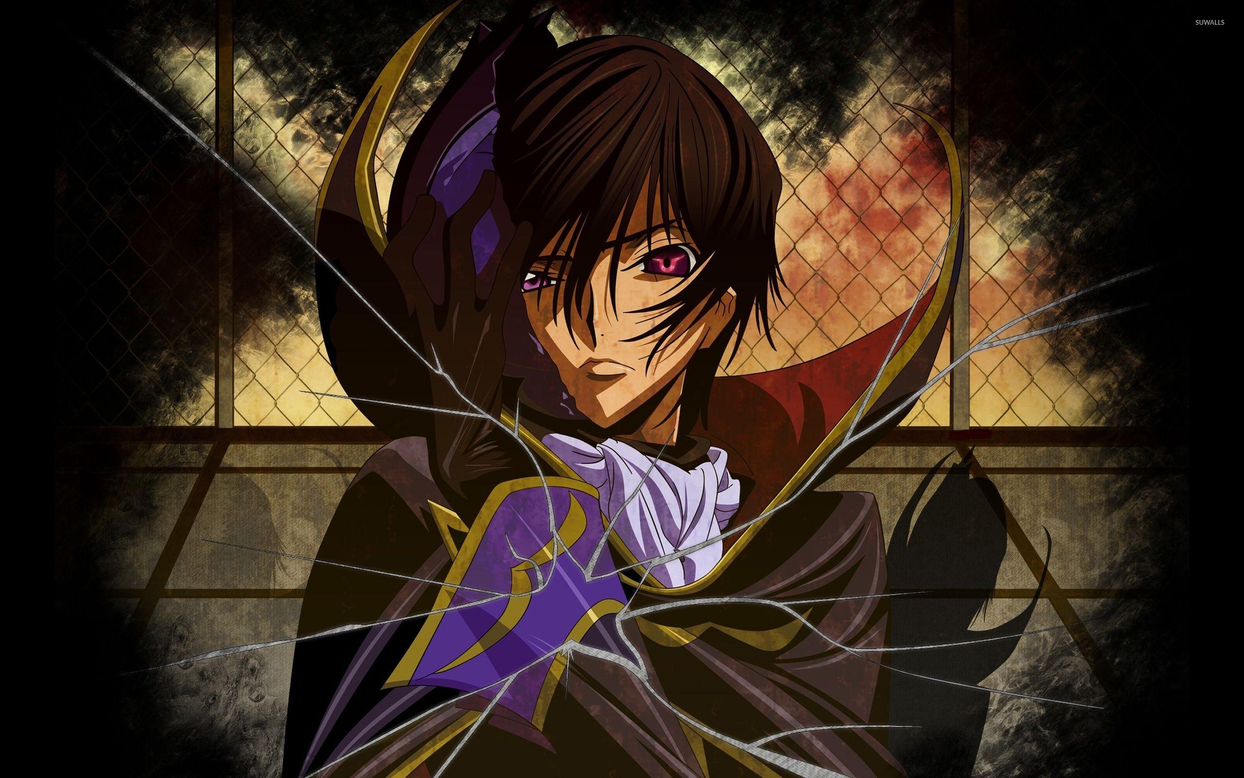 Download Lelouch Lamperouge In Black Wallpaper