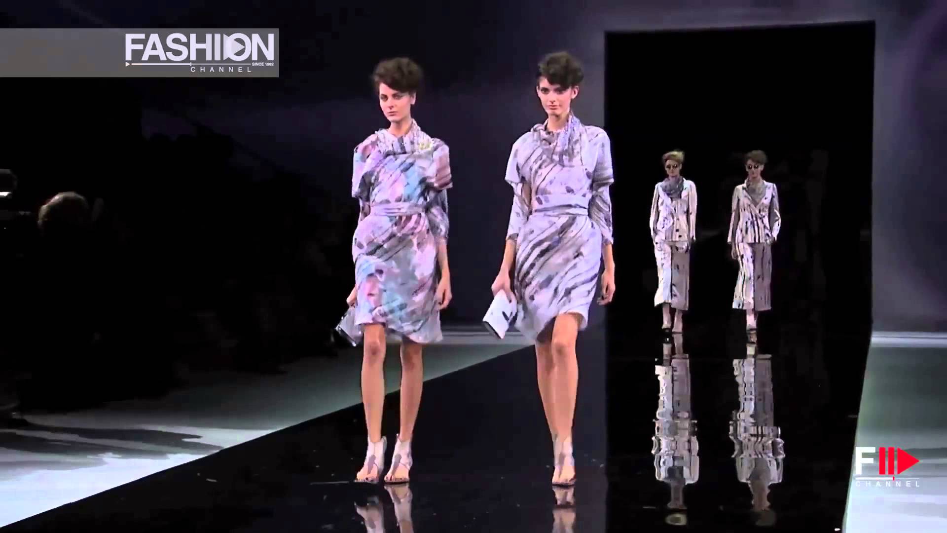 GIORGIO ARMANI Fashion Show Spring Summer 2014 Milan HD
