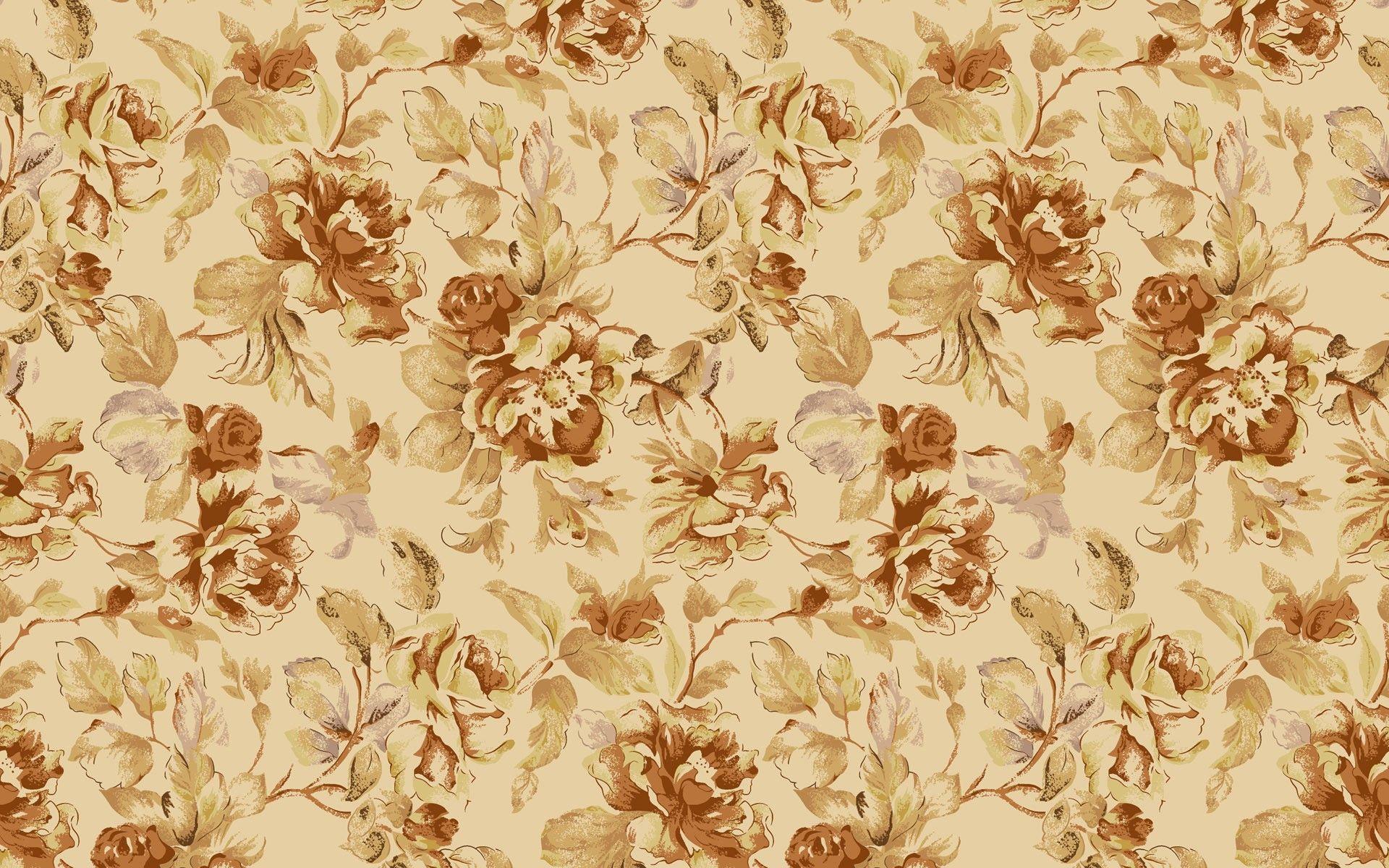 Download Vintage Flower Pattern Wallpaper 18976 1920x1200 px High