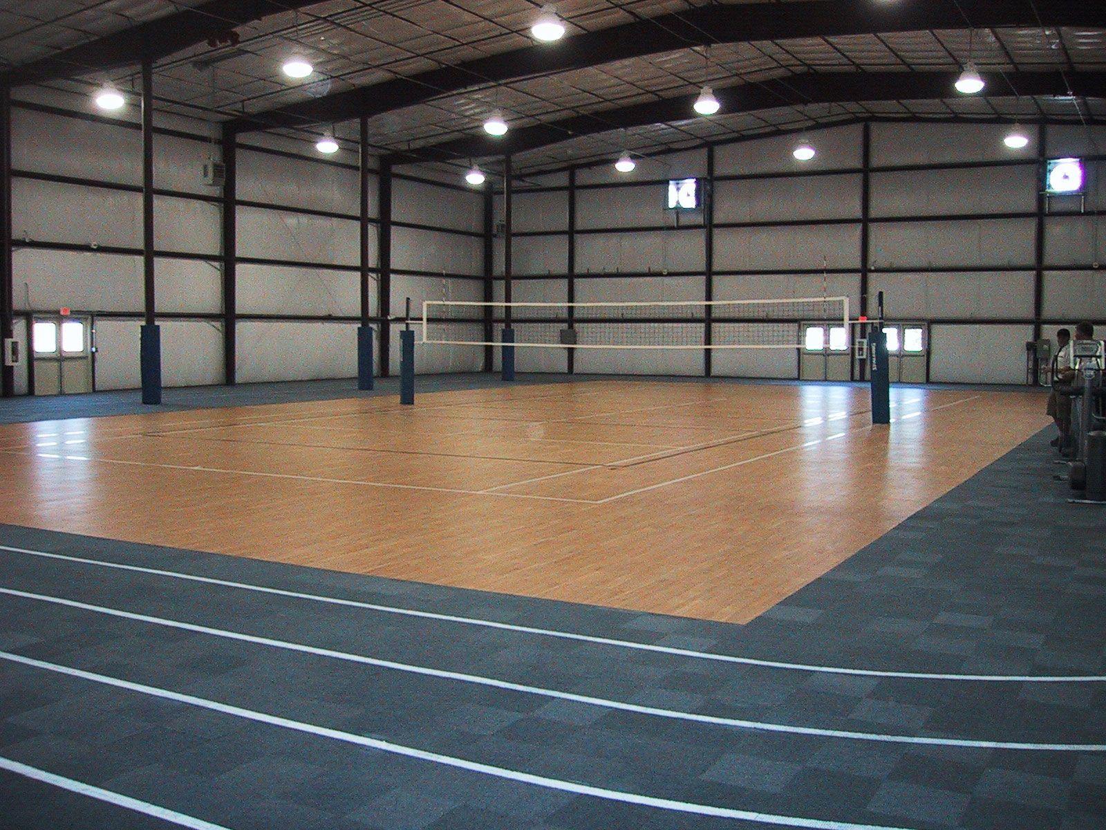 Indoor Volleyball Court Background