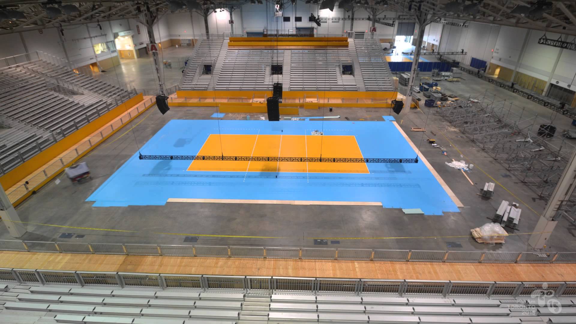 TO2015 Time Lapse: Indoor Volleyball Court