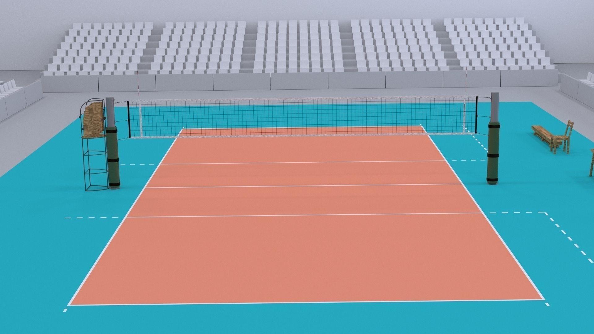 Volleyball Court HD Image